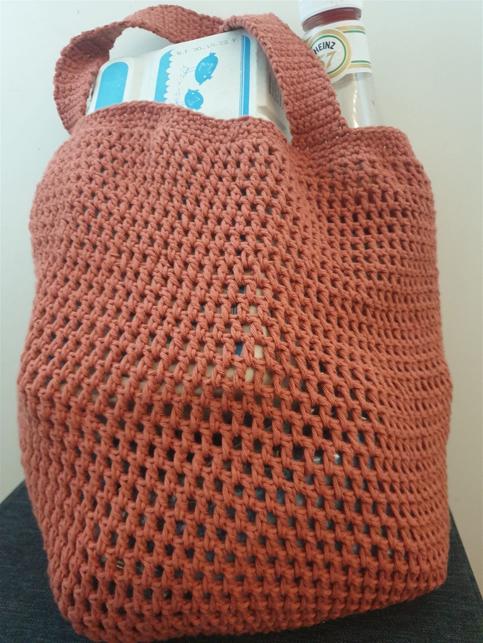 Heklet handlenett & skulderbag