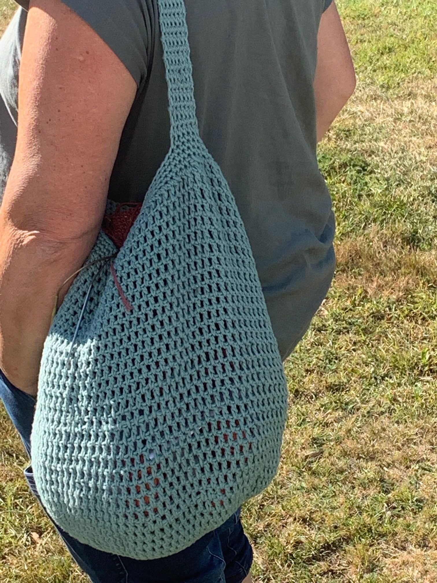 Heklet handlenett & skulderbag