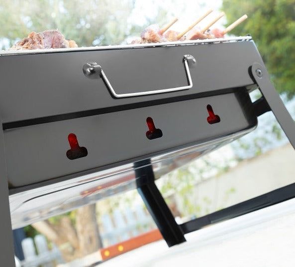 Kullgrill sammenleggbar og bærbar - Bordgrill med kull! På Tilbud! - Hjem & Fritidsshoppen.no