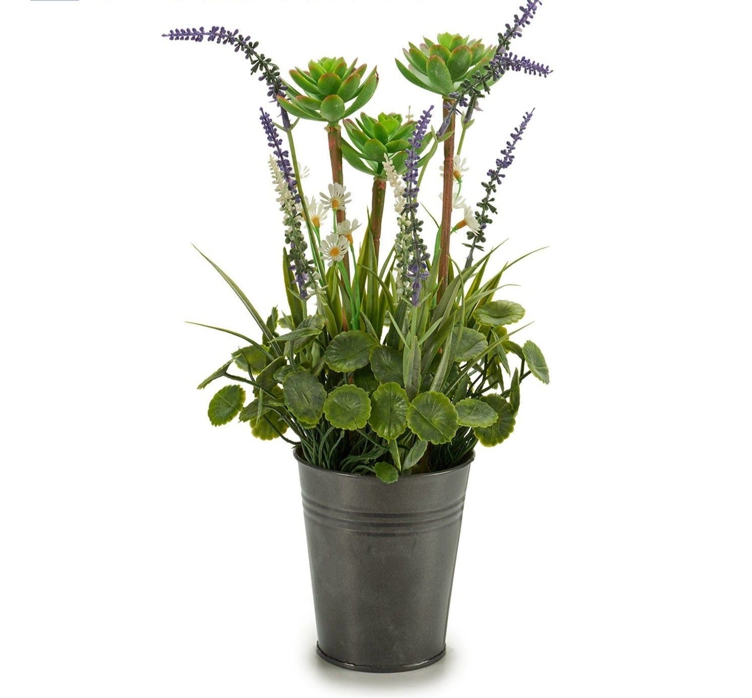 Kunstig plantemix med lavendel