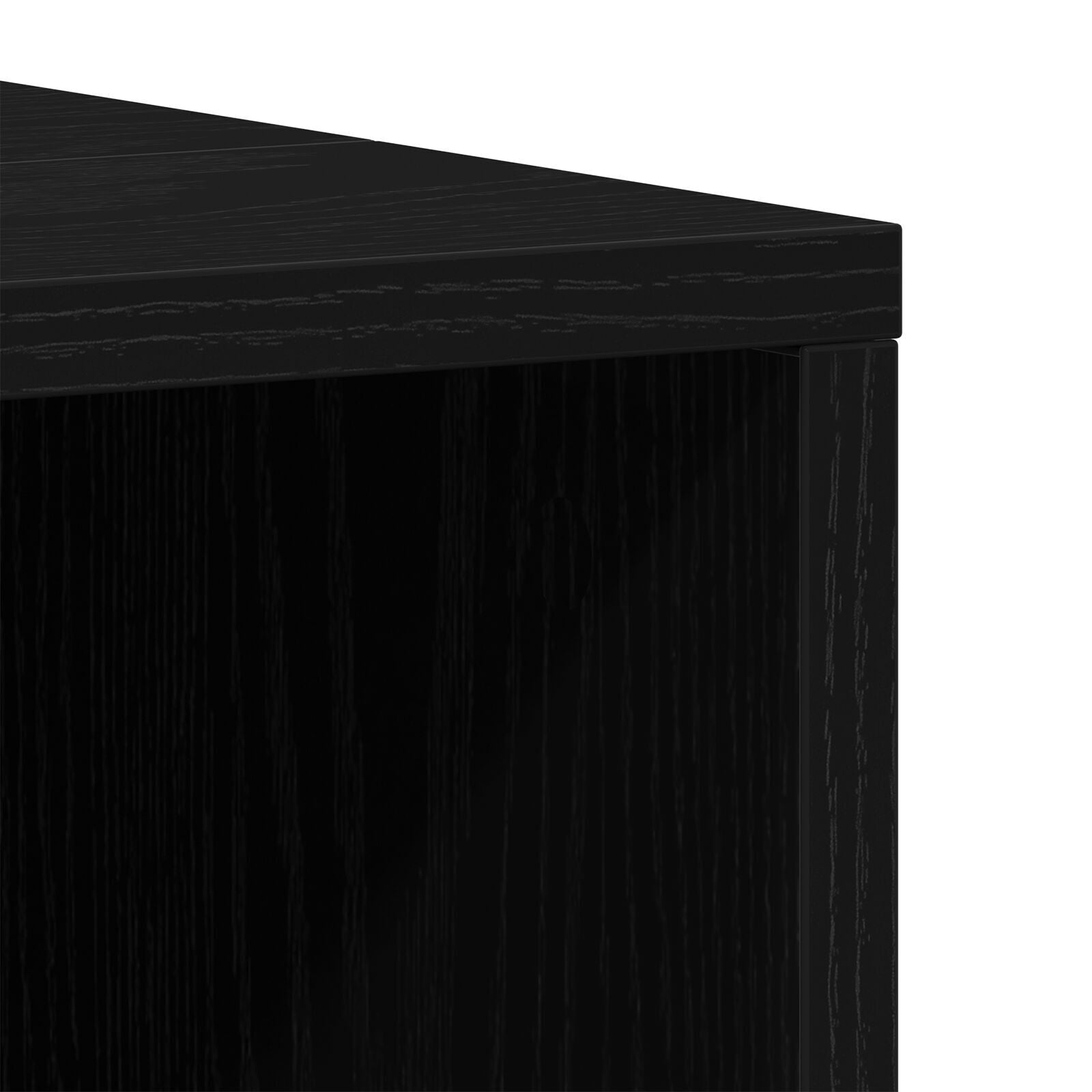 3-delers baderomsmøbelsett svart eik konstruert tre, vidaXL baderomsskap svart eik 30x30x190 cm konstruert tre, vidaXL baderomsskap svart eik 30x30x100 cm konstruert tre