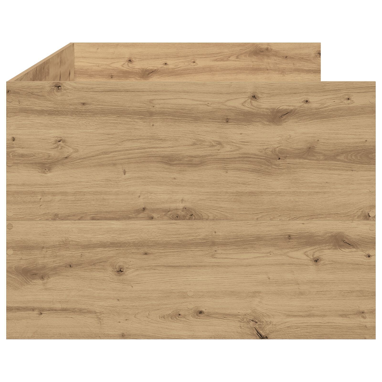 Daybed Håndverks eik Konstruert tre 90 x 190 cm Holdbar Daybed