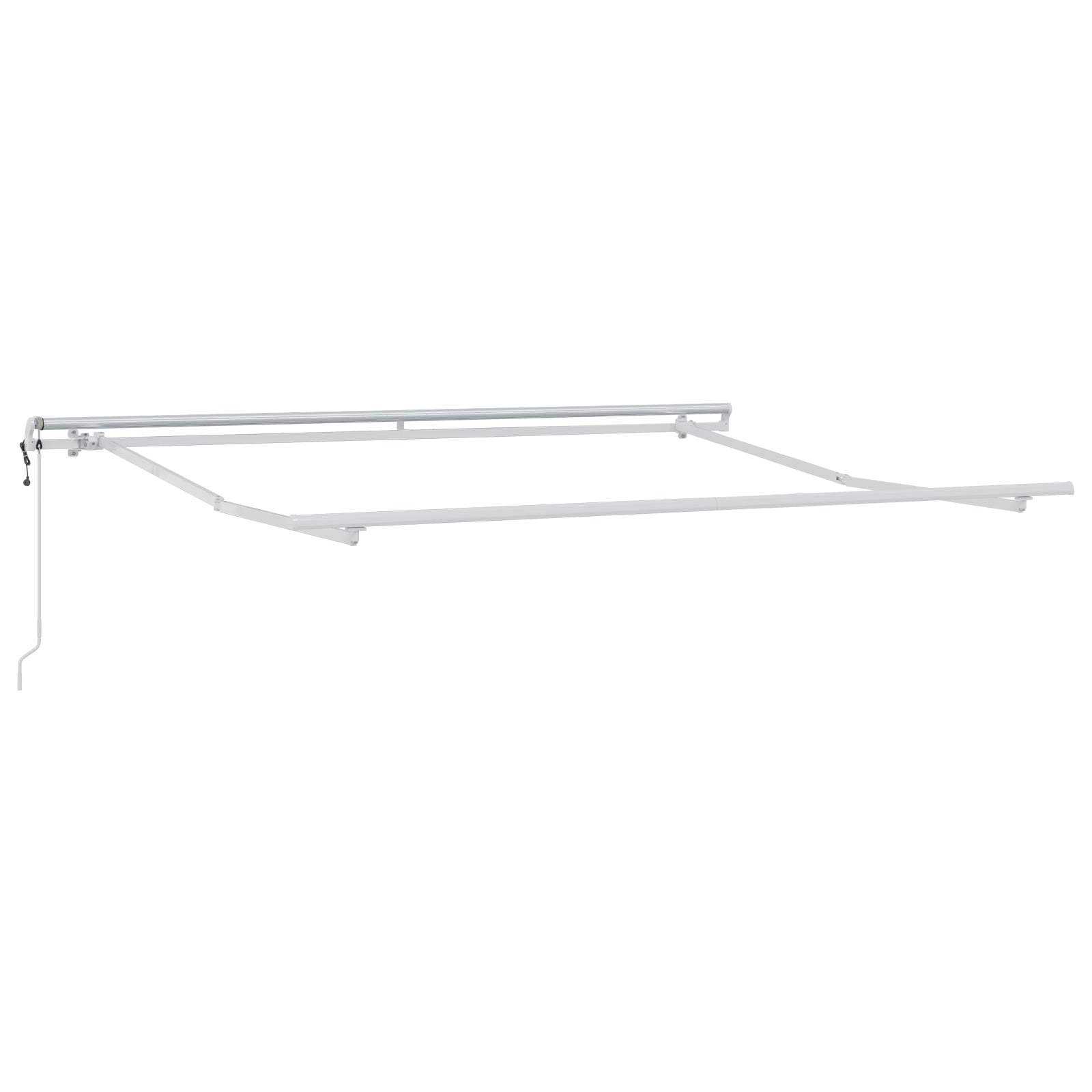 Automatisk Uttrekkbar Markise Rød 350x250 cm, vidaXL Markiseduk Erstatning for 3,5x2,5 m Ramme Rød