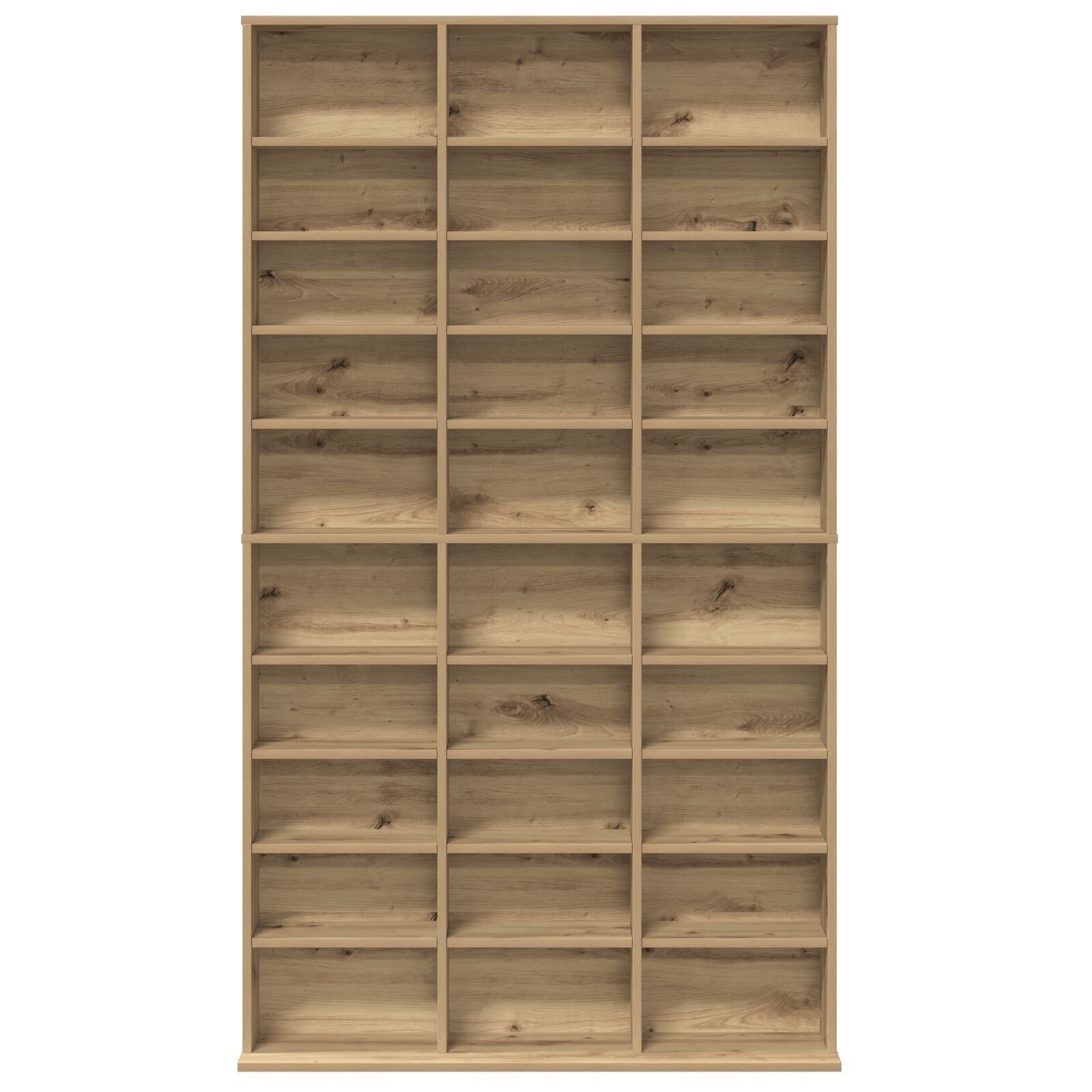 CD skap i Artisan Eik - 101x23x177.5 cm laget av konstruert tre