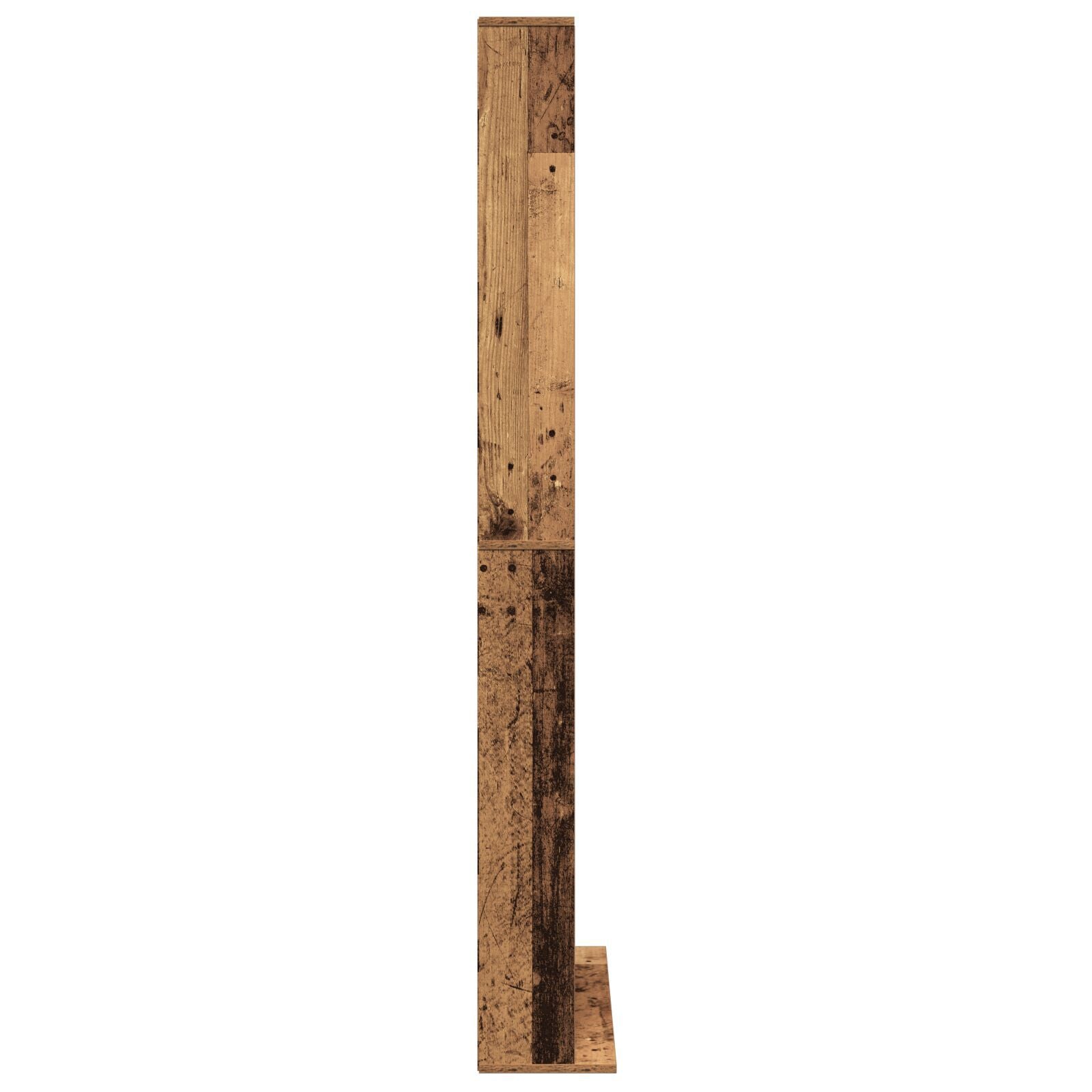 CD-skap - Gammelt Tre - 101x23x177,5 cm - Konstruert Tre
