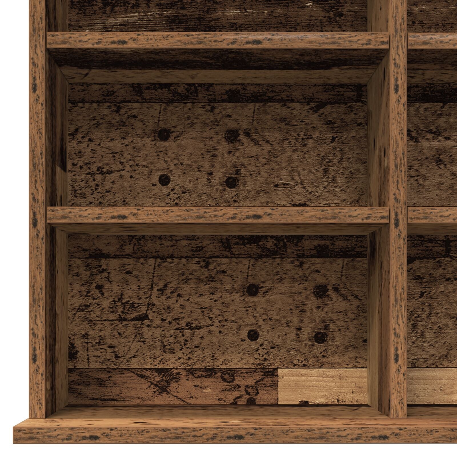 CD-skap - Gammelt Tre - 101x23x177,5 cm - Konstruert Tre