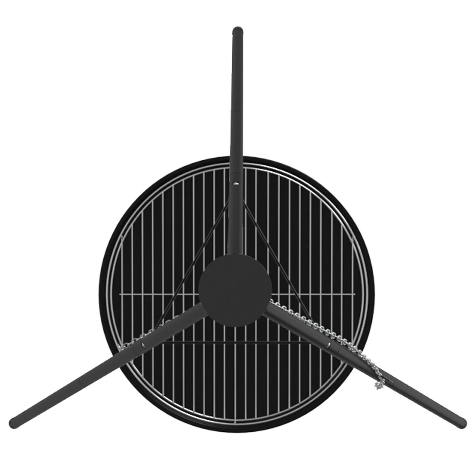 Campfire Cooking Tripod med Grillrist og Brennereng 170 cm