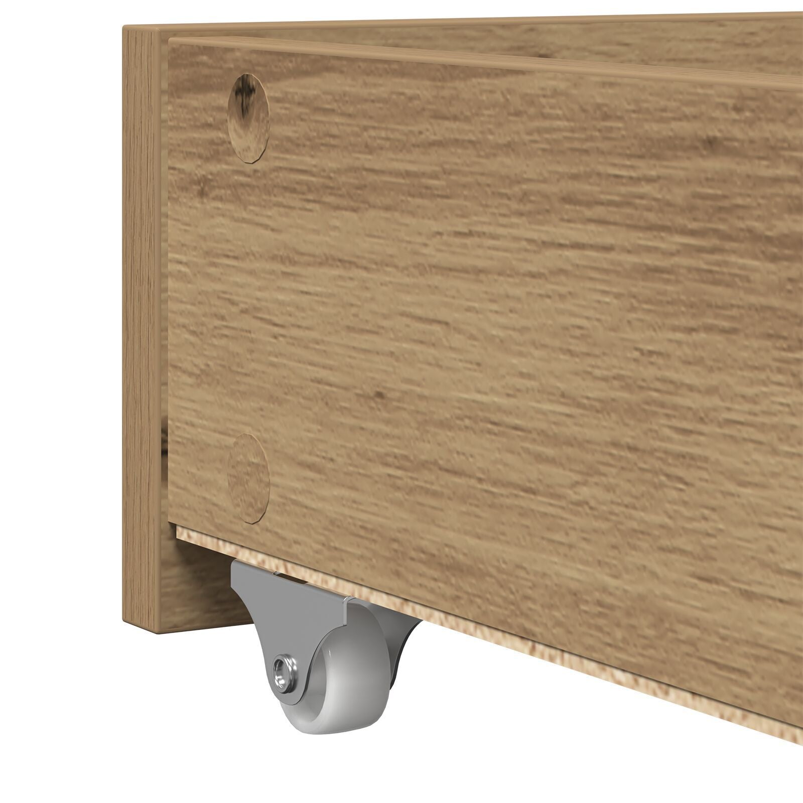 Daybed Håndverks eik Konstruert tre 90 x 190 cm Holdbar Daybed