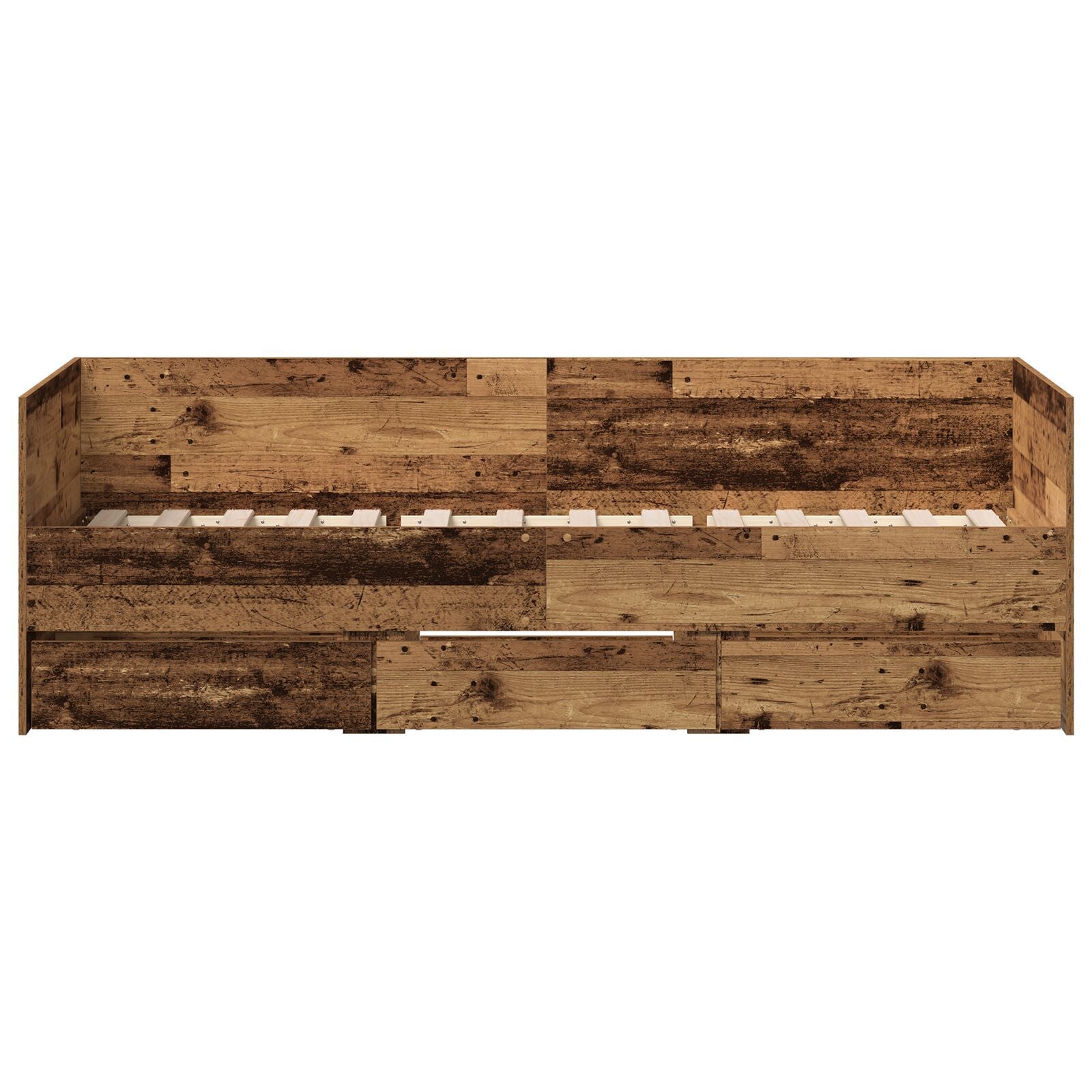 Dagbed Gammelt tre Konstruert tre 90 x 190 cm Solid Dagbed