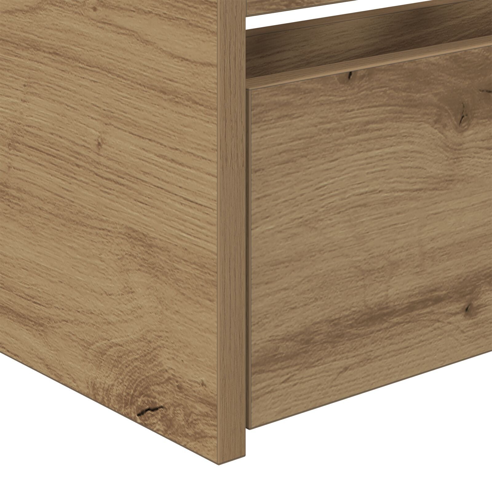 Daybed Håndverks eik Konstruert tre 90 x 190 cm Holdbar Daybed