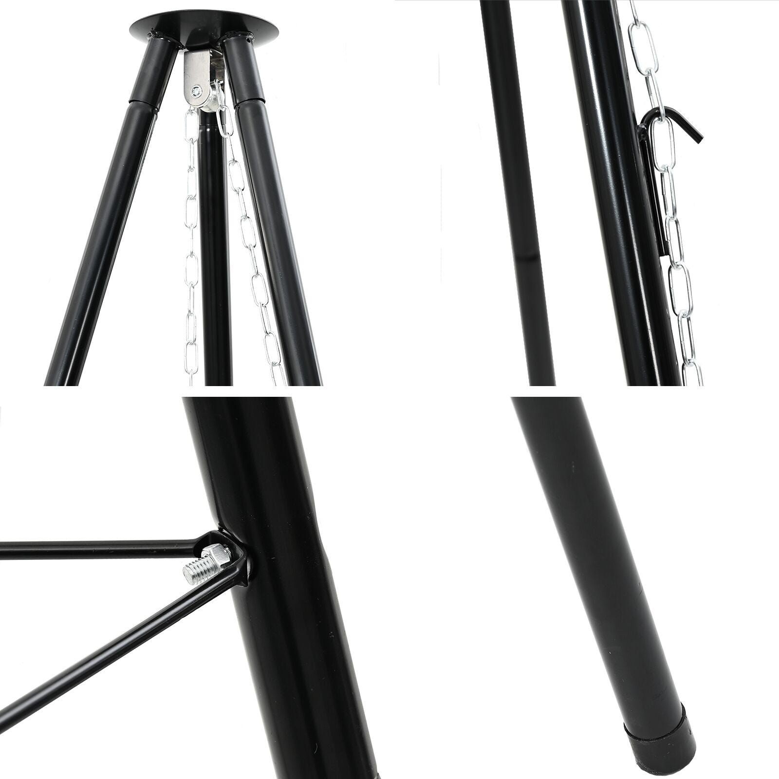 Campfire Cooking Tripod med Grillrist og Brennereng 170 cm
