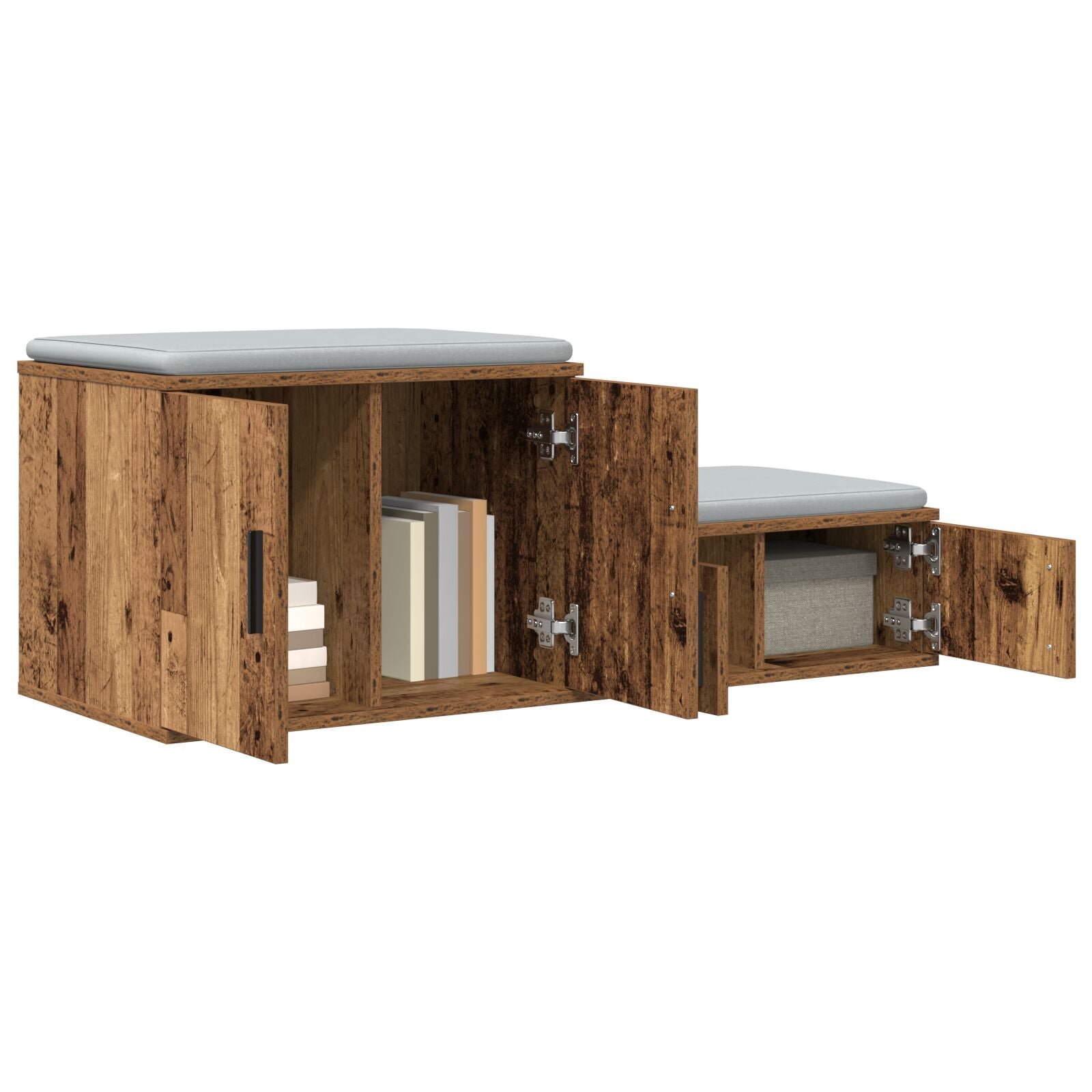 Lagermøbel Gamle tre 127x41x40 cm Ingeniørtre