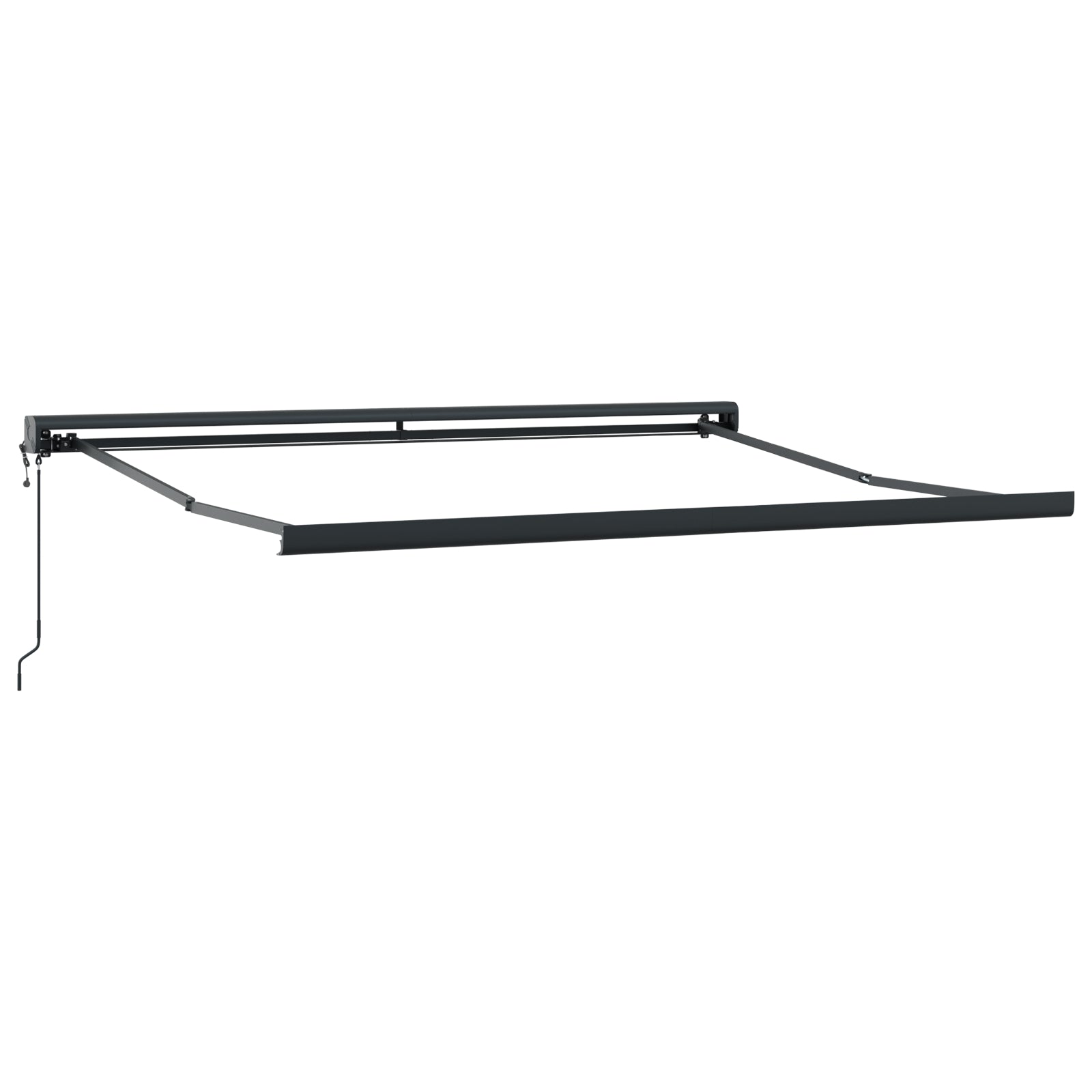 Automatisk Uttrekkbar Markise Beige 350x250 cm, vidaXL Markise Erstatningsstoff for 3.5x2.5 m Ramme Beige