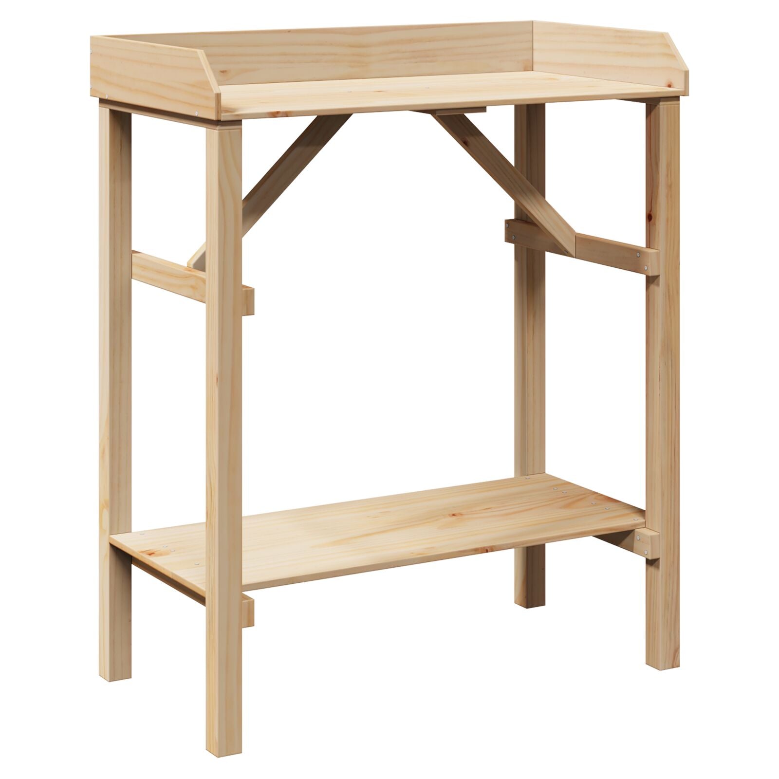Hagepottebord 75x40x90 cm Solid Tre Furu