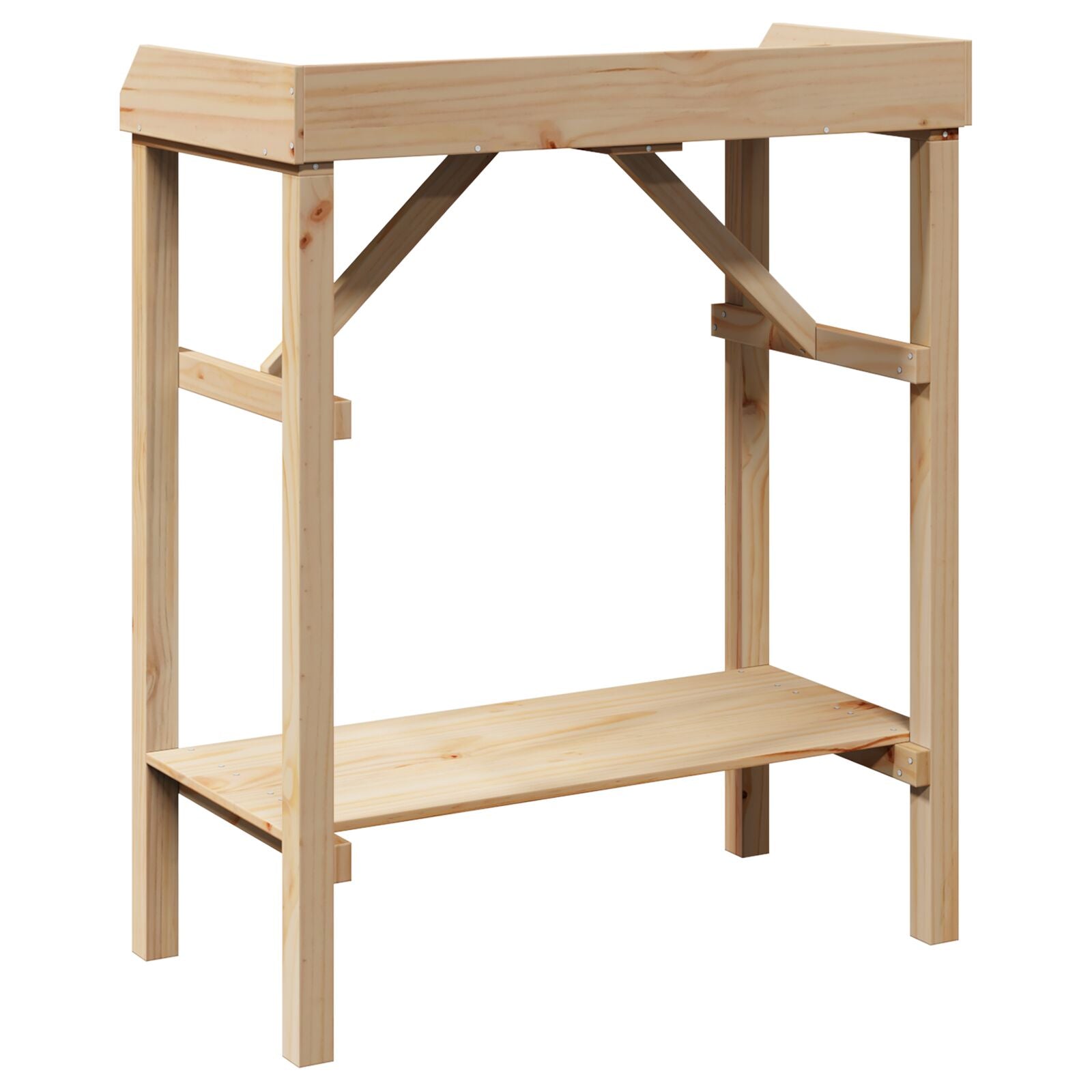 Hagepottebord 75x40x90 cm Solid Tre Furu