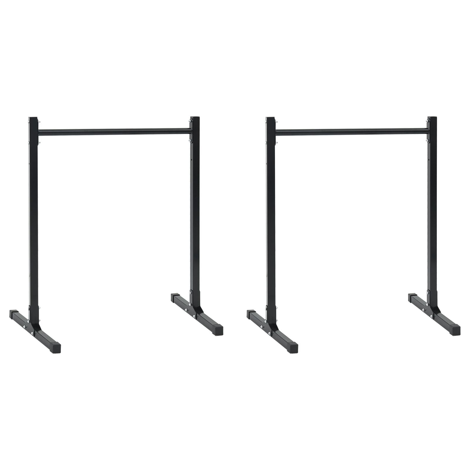 Dip Stasjoner 2 stk Høydejusterbare 88.5/98.5 cm Stål