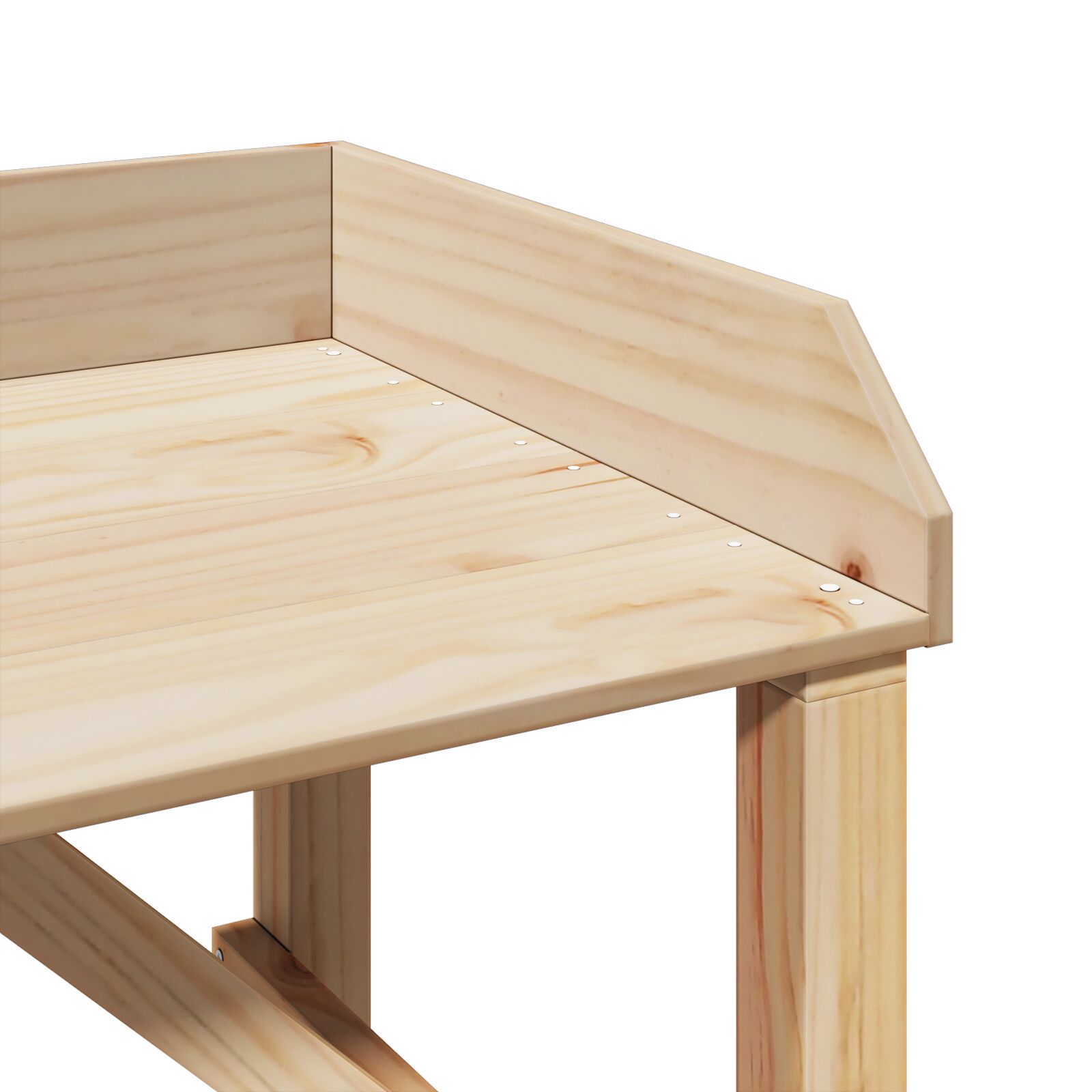Hagepottebord 75x40x90 cm Solid Tre Furu