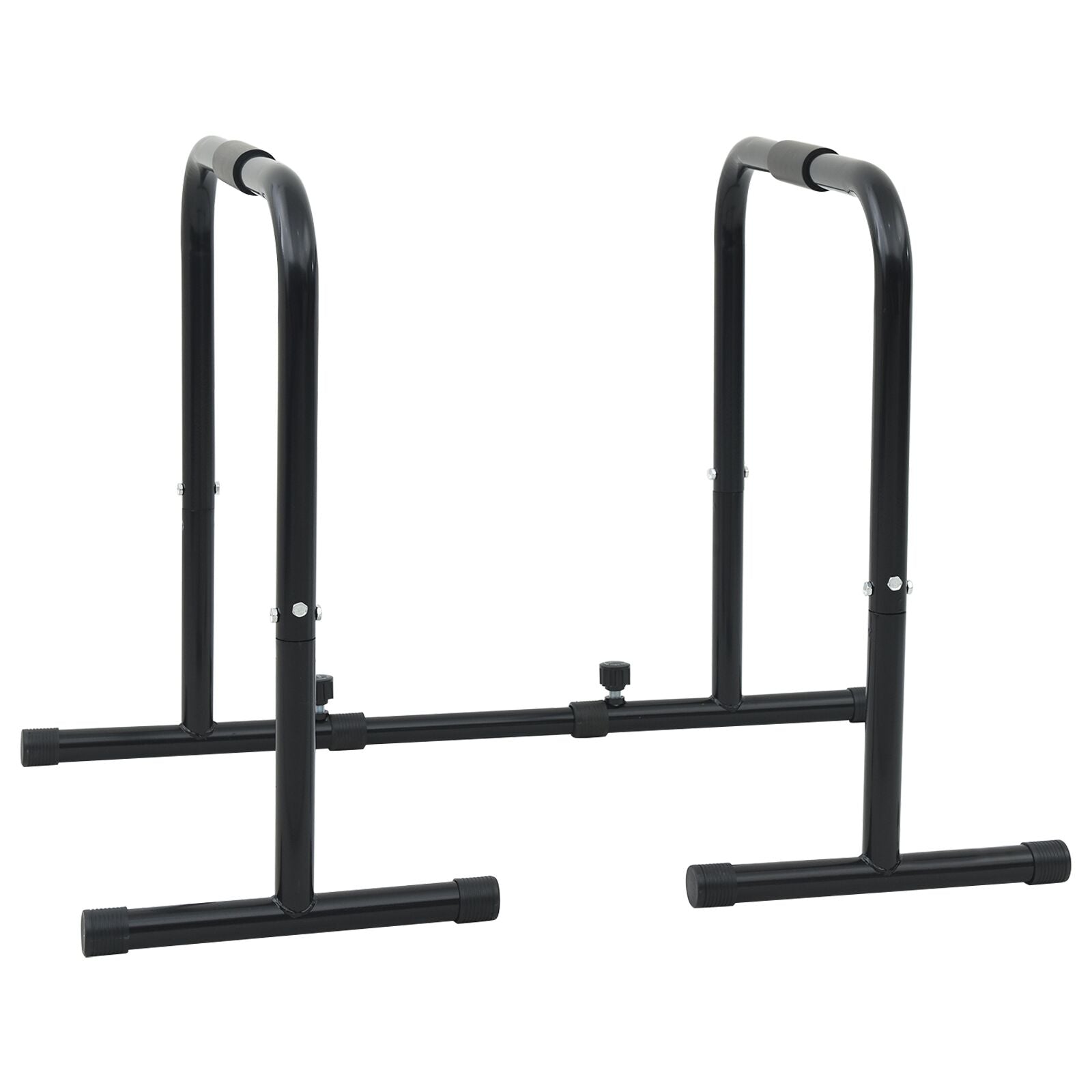 Justerbar Dip Bar med 120 kg Kapasitet, 96-117x67x75 cm Stål