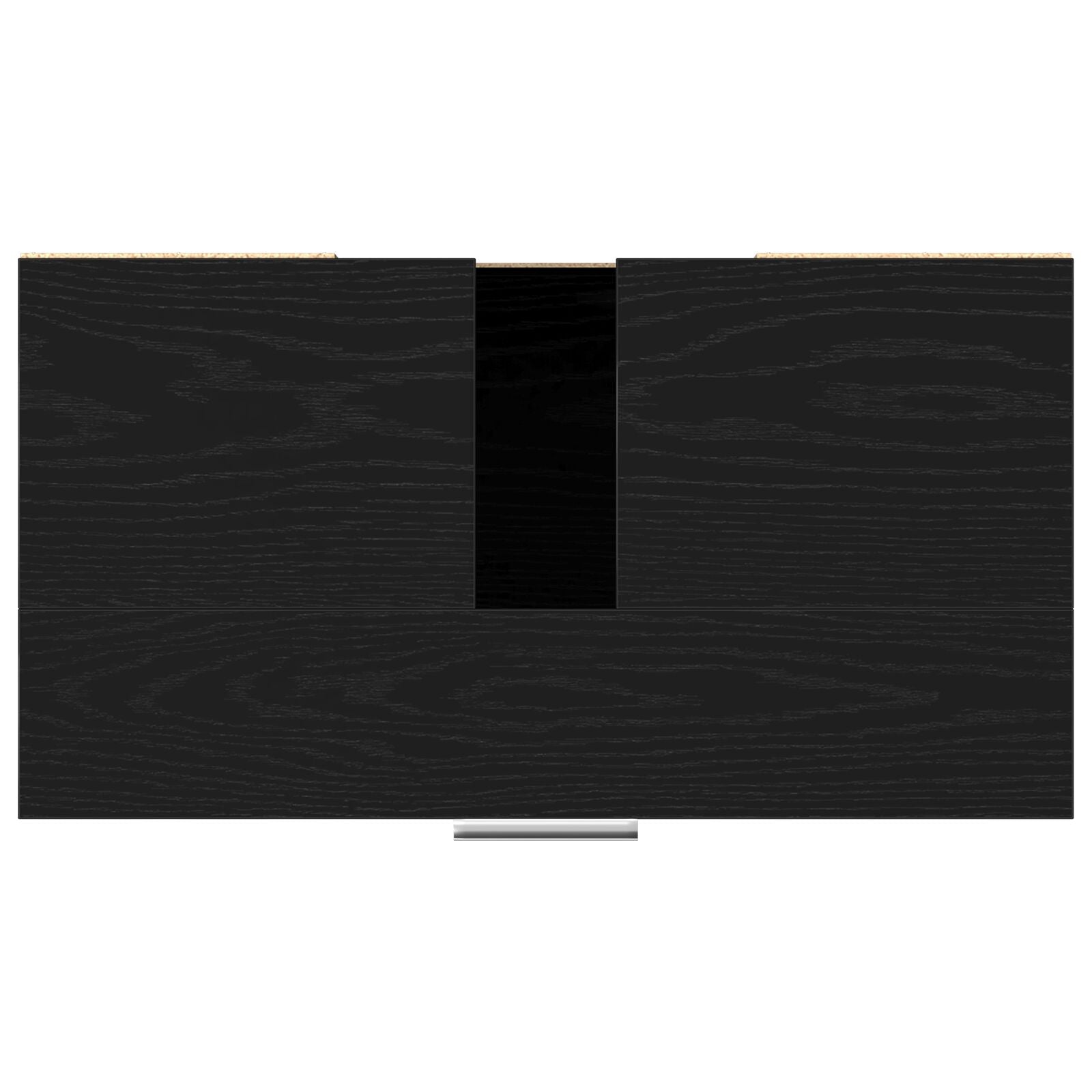 Badskap Svart Eik 60x32x54 cm Konstruert Tre