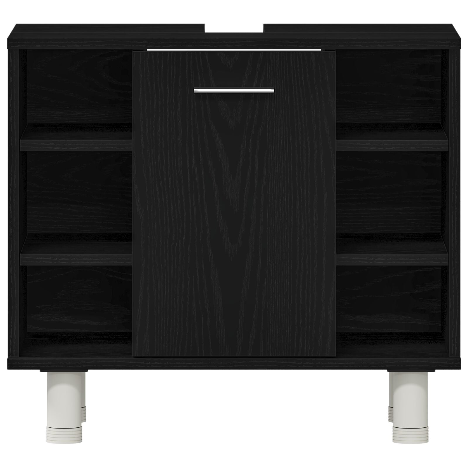 Badskap Svart Eik 60x32x54 cm Konstruert Tre
