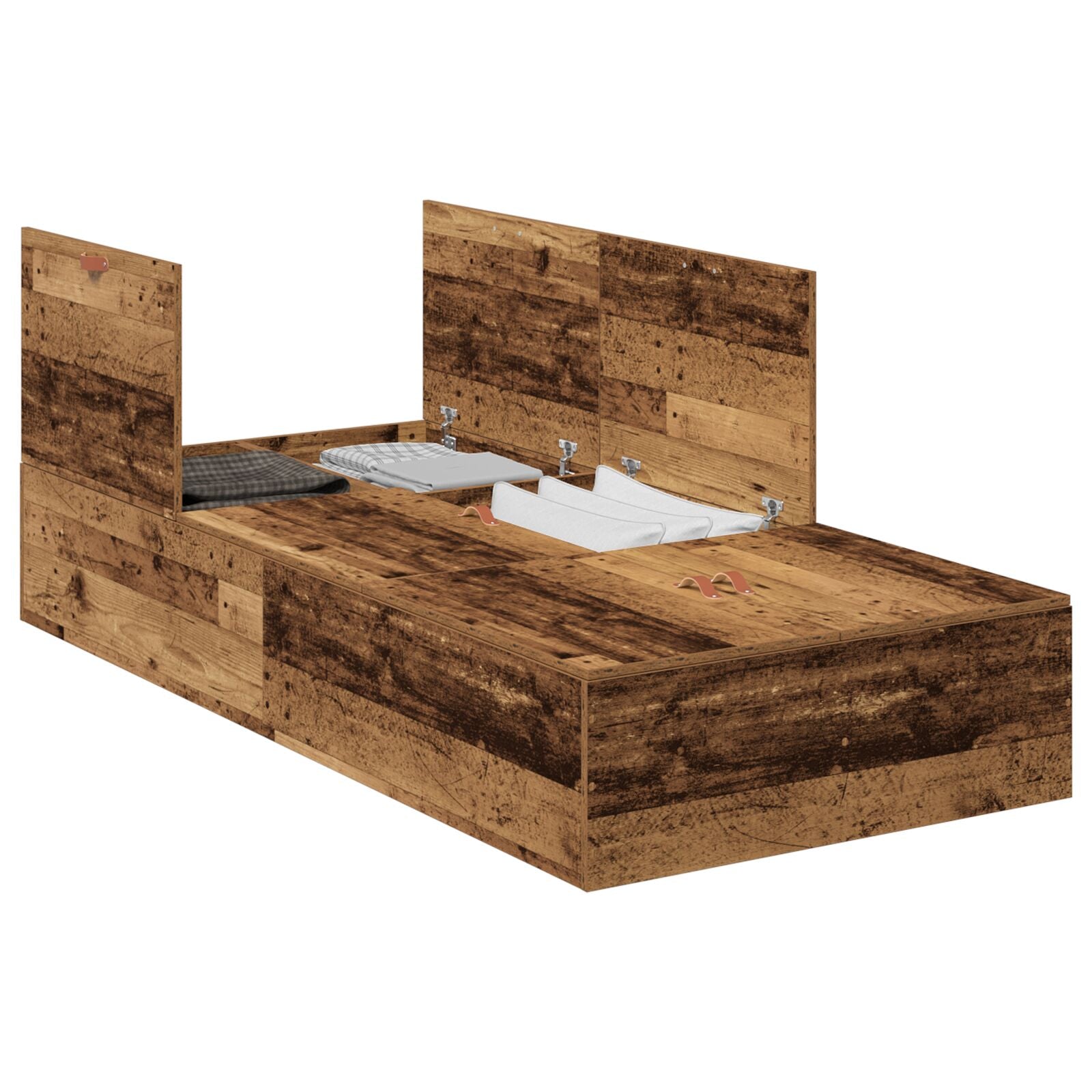Lagrings seng Ramme Gamle Tre 100x200 cm