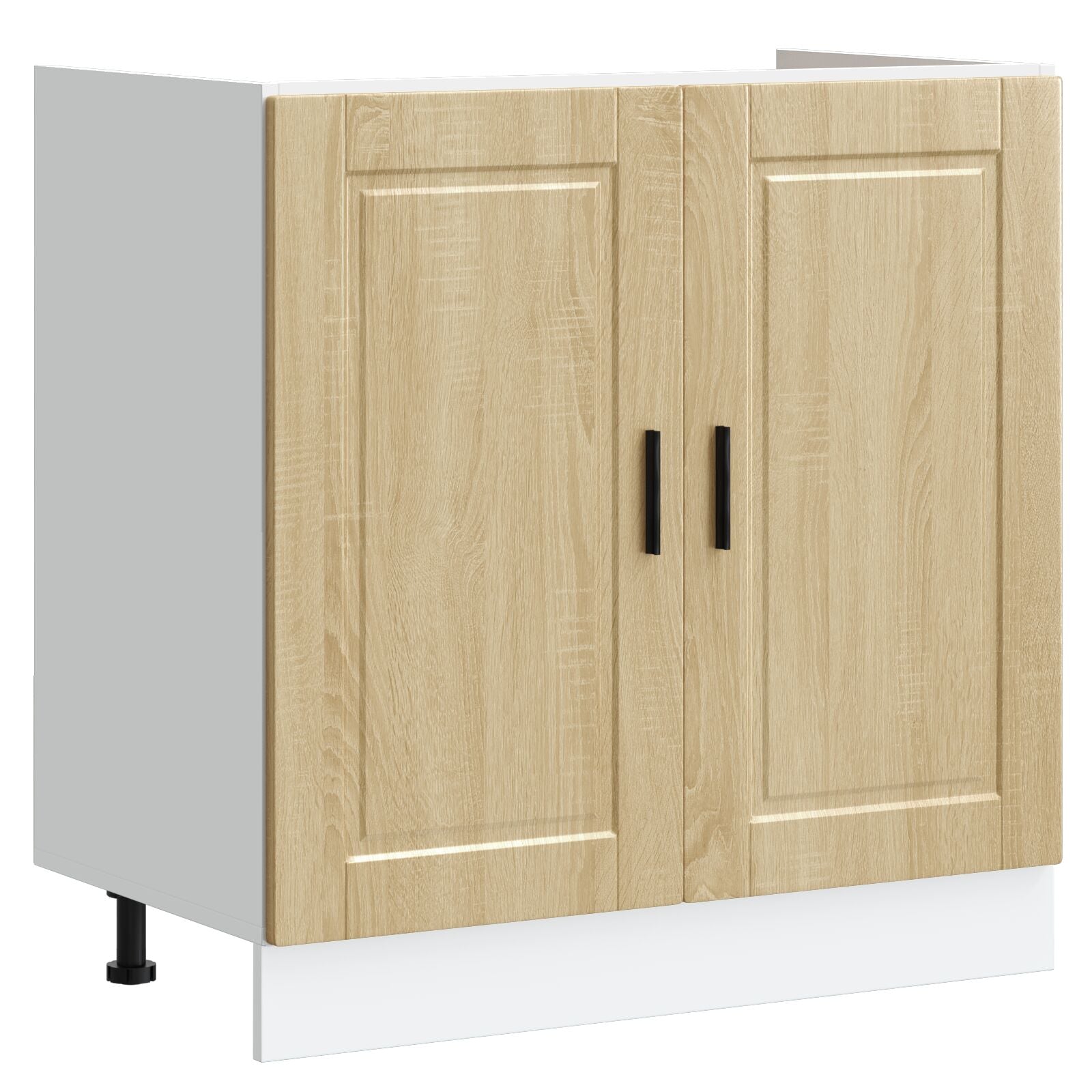 Kjøkkenbenk ""Porto"" med vask i Sonoma Eik 80x46x84,5 cm Laget av tre