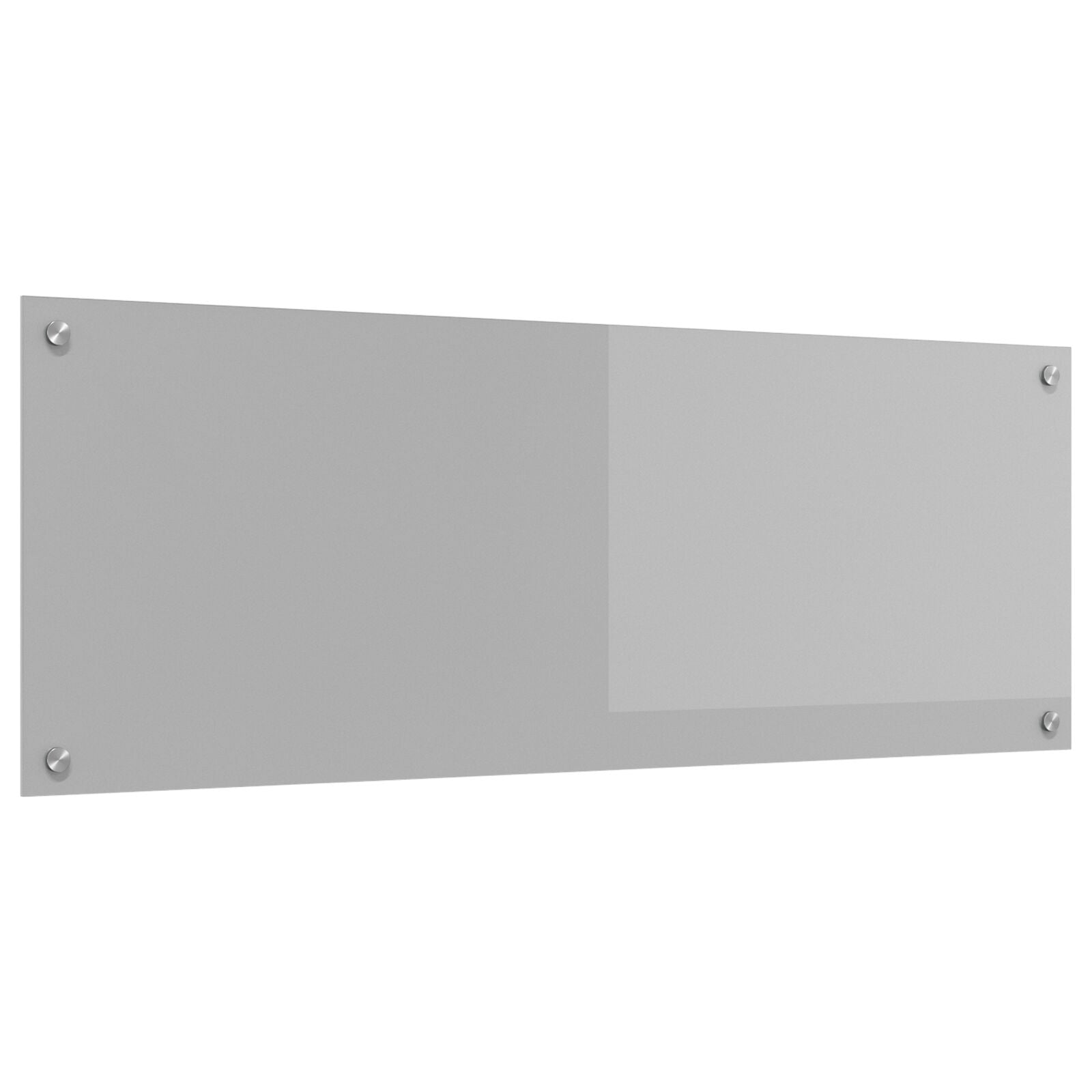 Kjøkken Backsplash Lys Grå 110x40x0,6 cm Herdet Glass