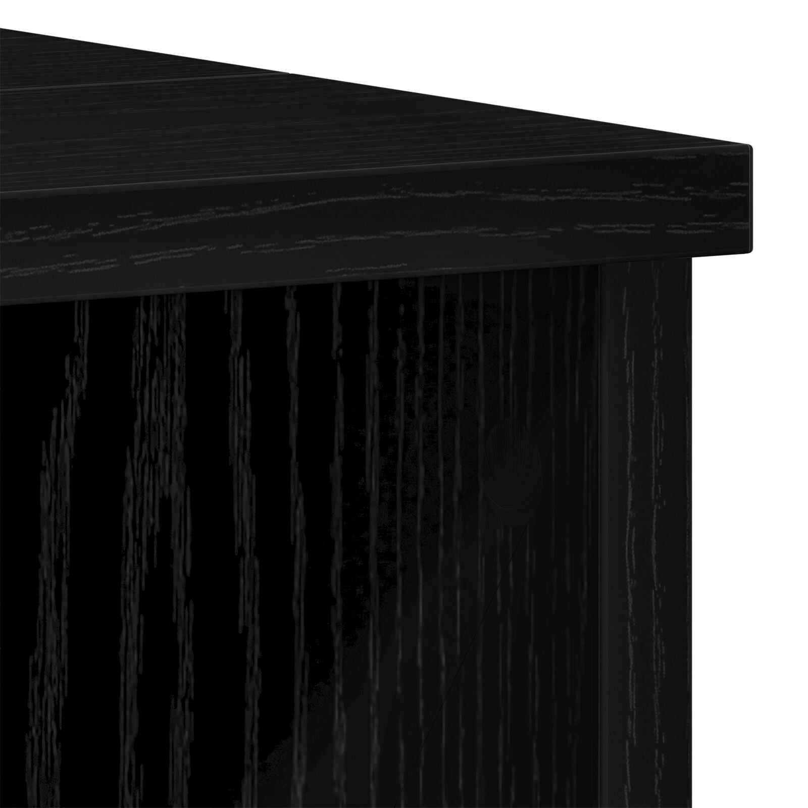Badskap Svart Eik 60x32x54 cm Konstruert Tre