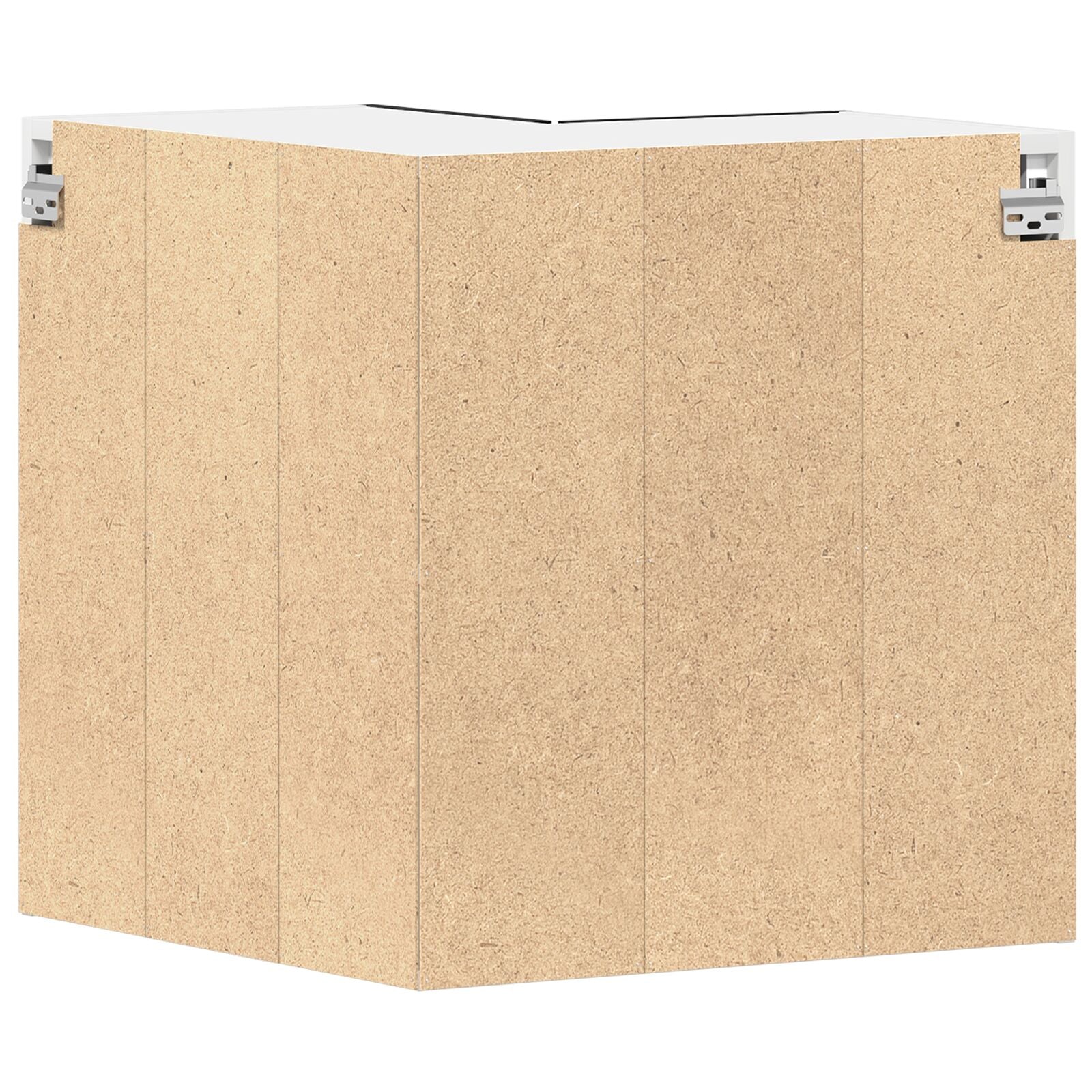 Hjørneskap - Svart Eik - 57x57x60 cm - Laget av Konstruert Tre