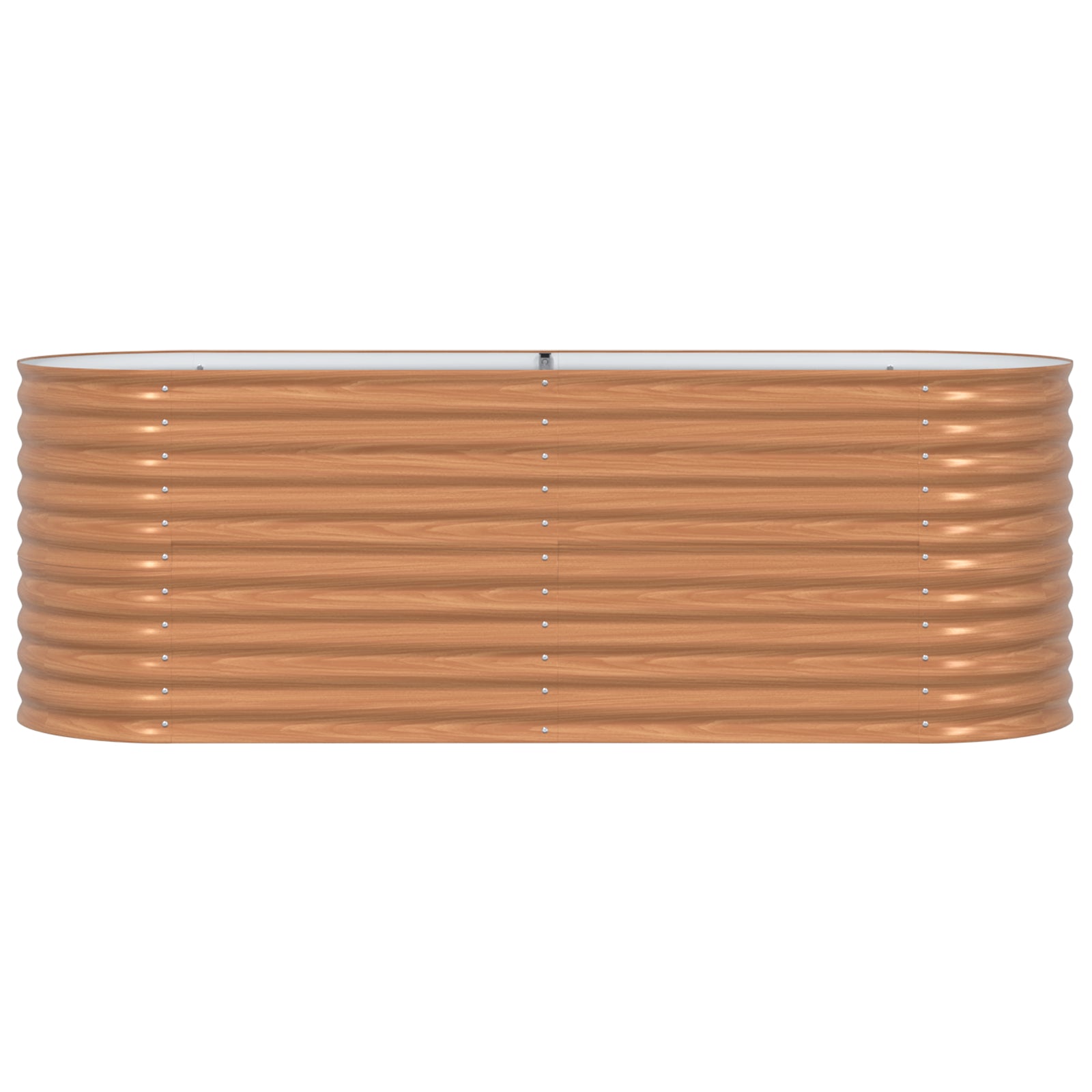 Brun Hevet Hagebed - Treutseende 240x80x81 cm Stål