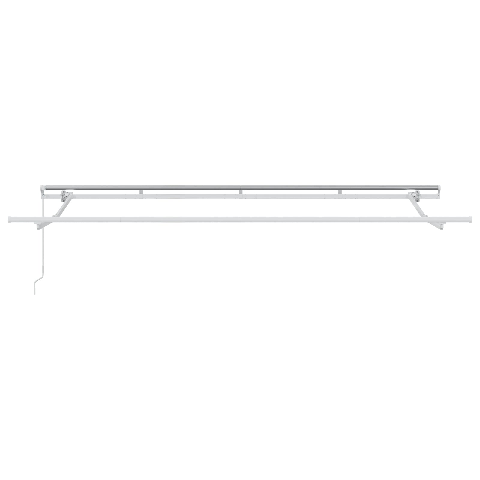 Markise Ramme Utrekkbar Manuelt Operert 4x2 cm Metall