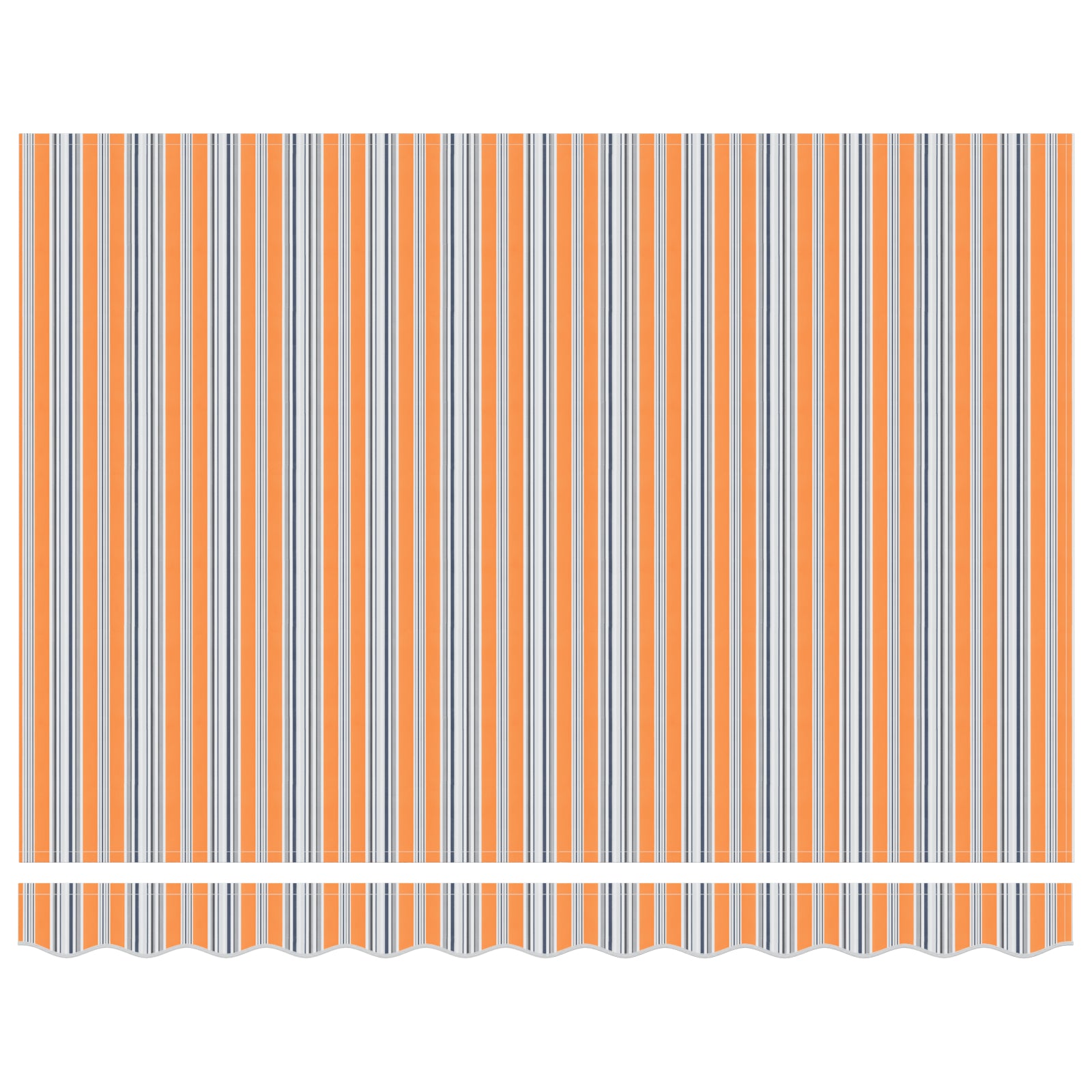 Automatisk Uttrekkbar Markise Med Multifargede Striper 350x250 cm