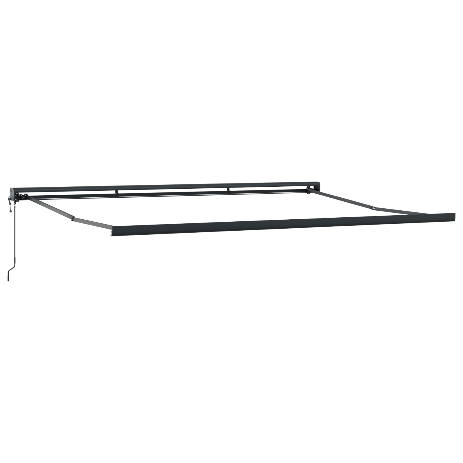 Automatisk Uttrekkbar Markise Rød 400x300 cm, vidaXL Markise Erstatningsstoff for 4x3 m Ramme Rød