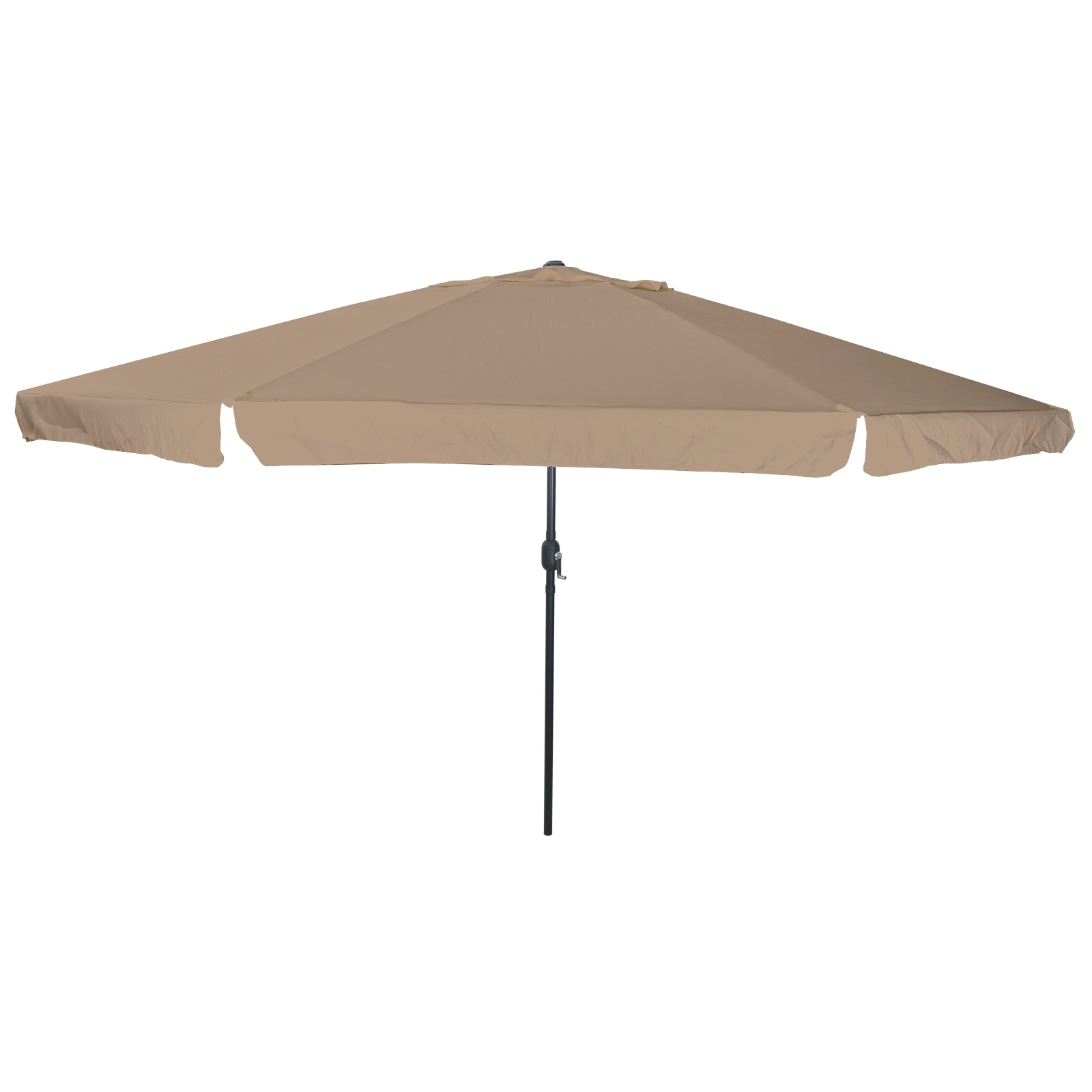Hageparasol 395x245 cm Taupe