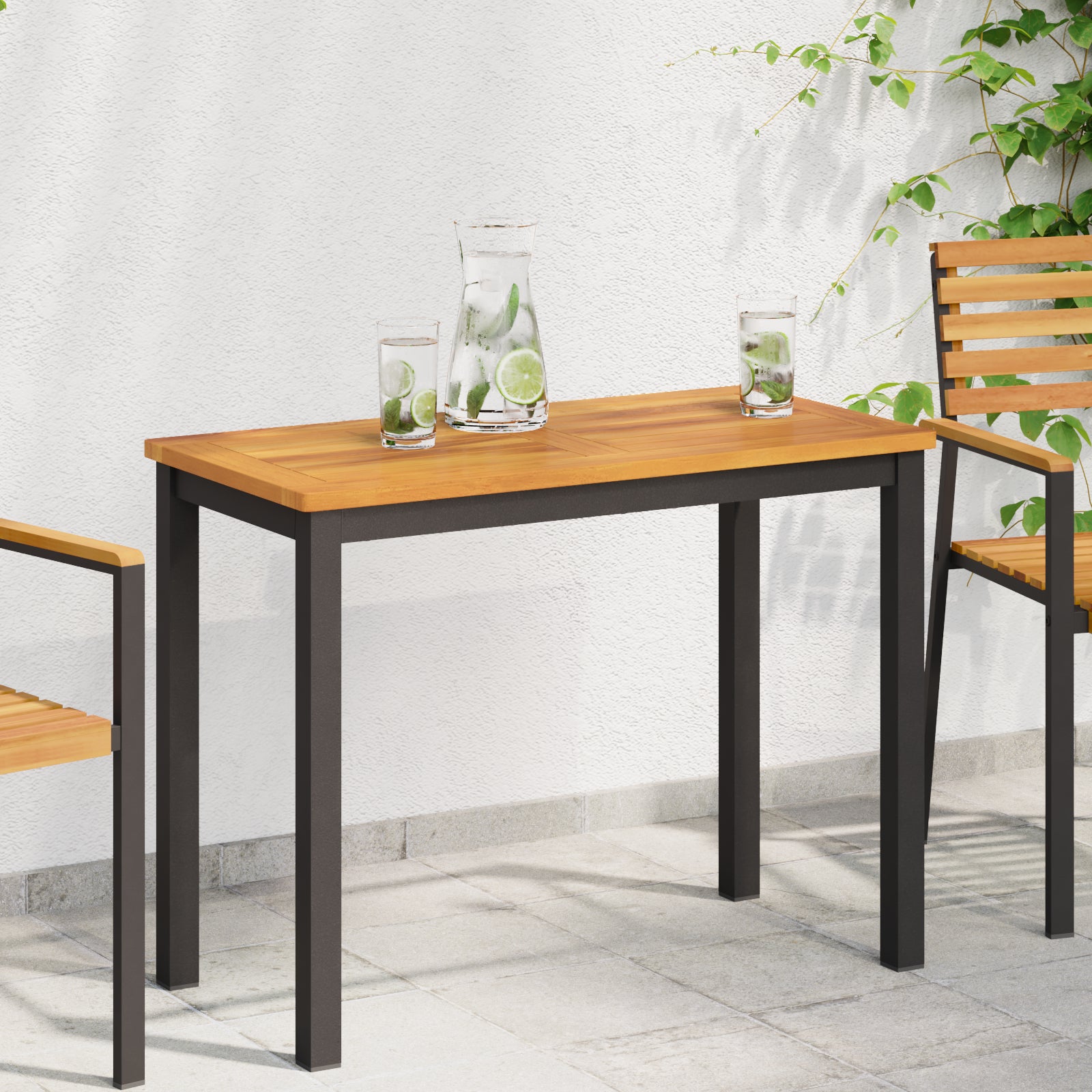 Bordplate 90x45x2,2 cm Rektangulært Massivt Tre Akasie