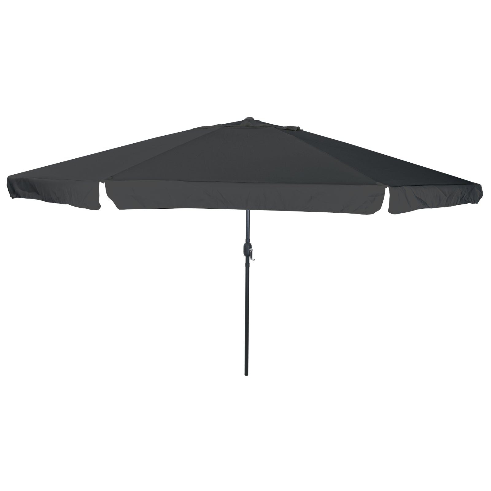Hageparasol 395x245 cm Antrasitt