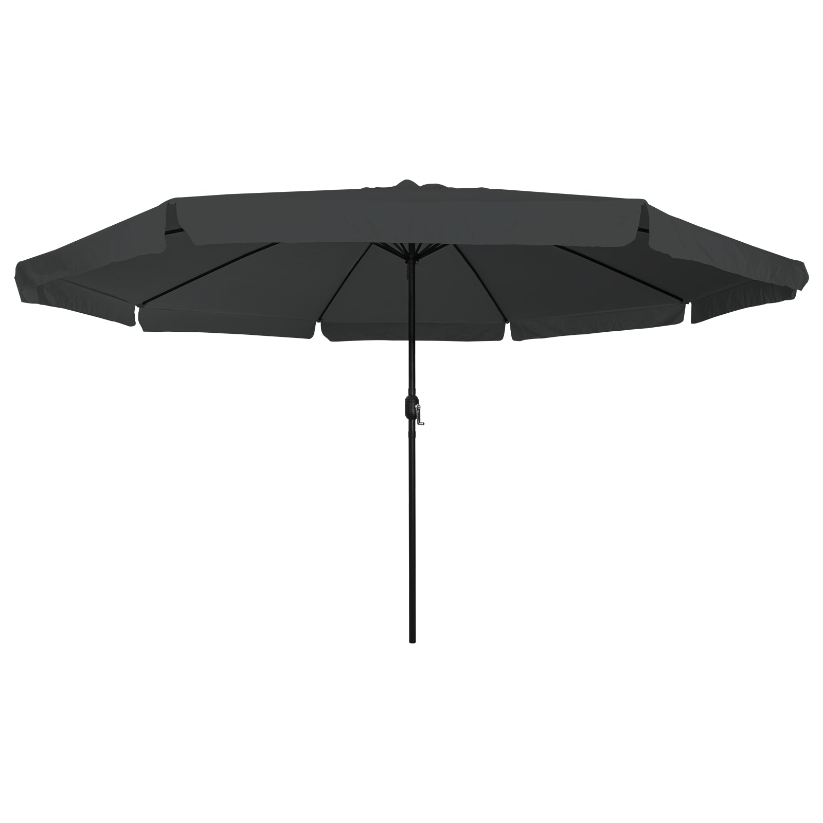 Hageparasol 395x245 cm Antrasitt