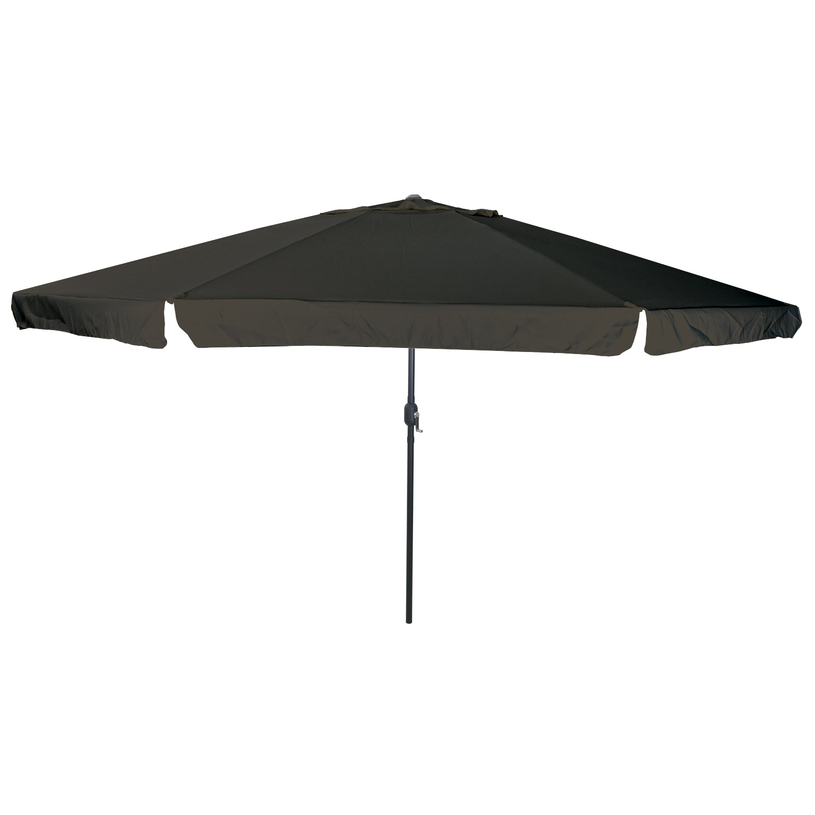 Hageparasol 395x245 cm Svart