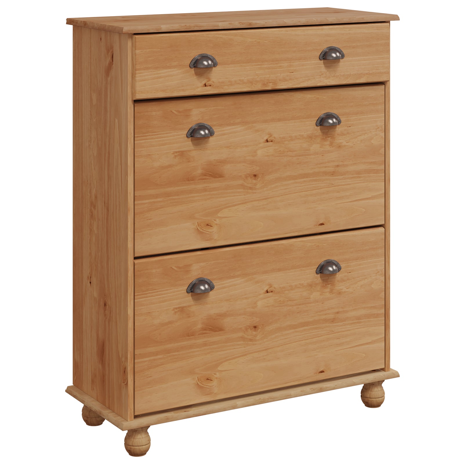 Skohylle "ASKIM" 85x35x108 cm Solid Tre Furu