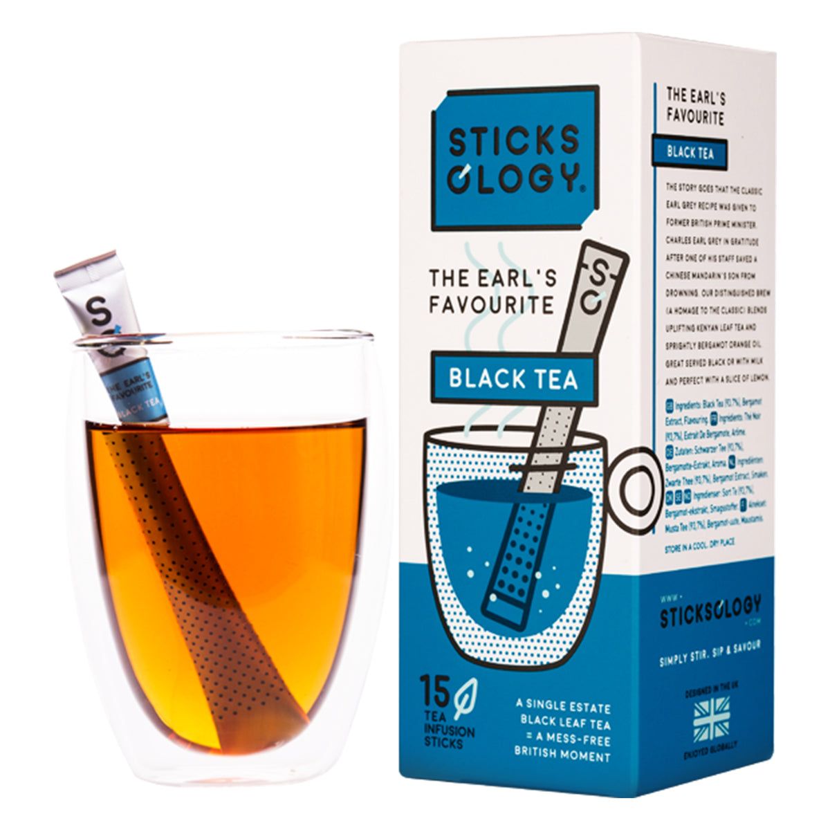 Te-Pinne Earl grey te - Hjem & Fritidsshoppen.no