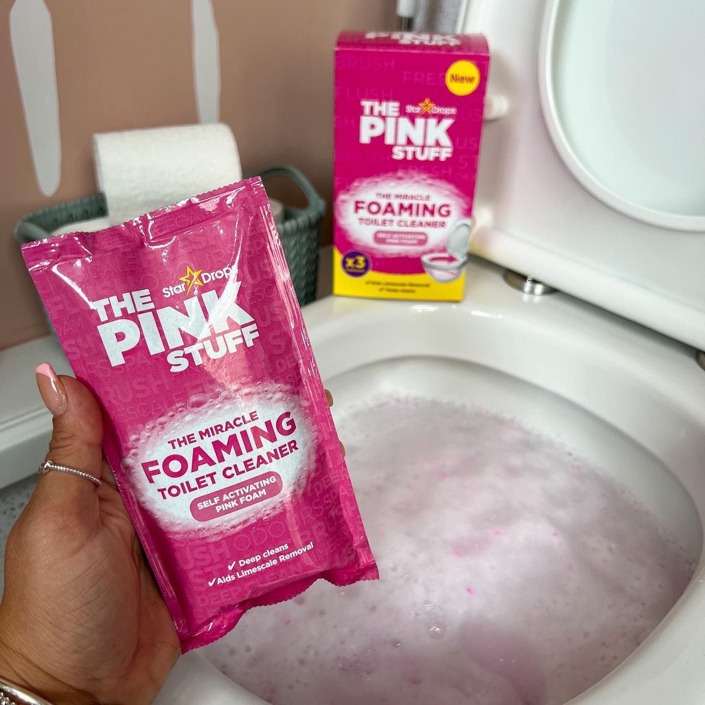 The Pink Stuff Foaming Toilet Cleaner - Hjem & Fritidsshoppen.no