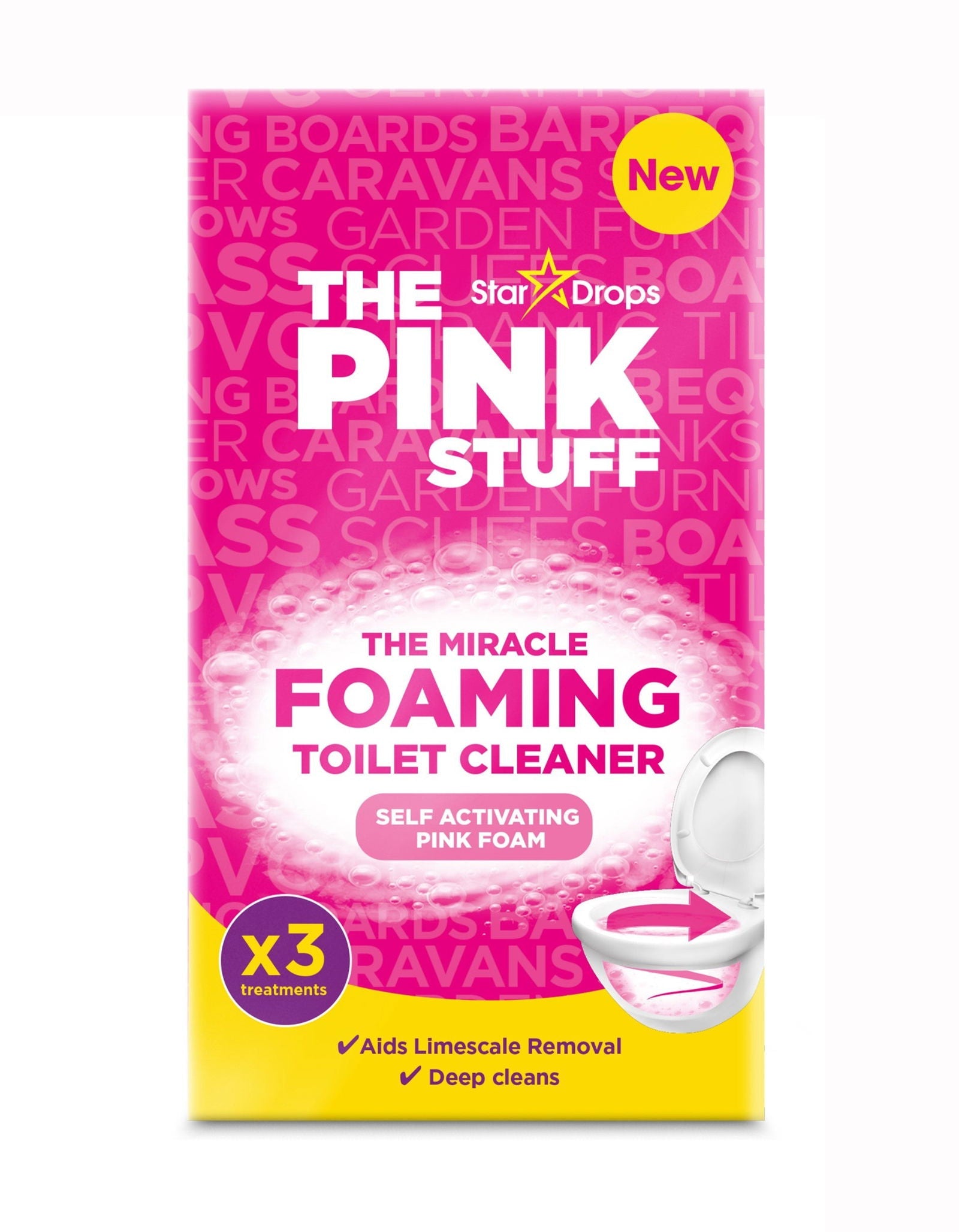 The Pink Stuff Foaming Toilet Cleaner - Hjem & Fritidsshoppen.no