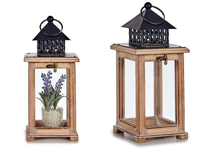 Trelykt med sorte detaljer - Hjem & Fritidsshoppen.no