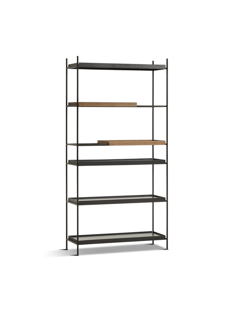 Wallie hylle med skuff - eik / Grey beige