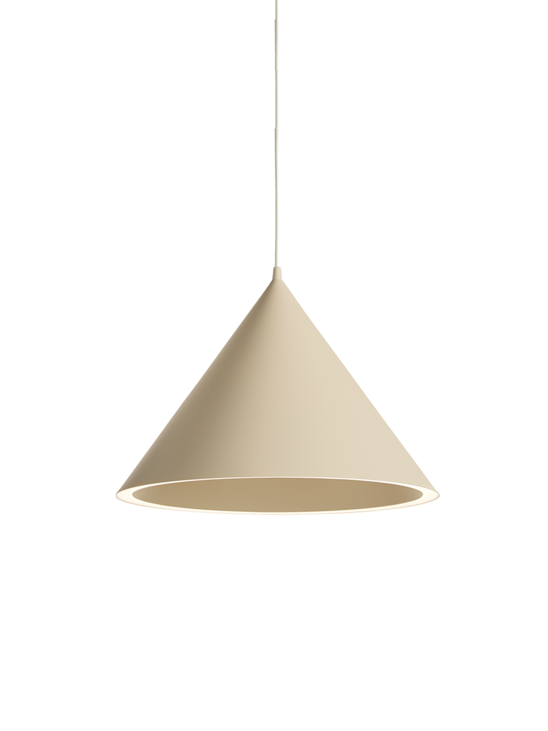 Annular pendellampe (Large) - Beige