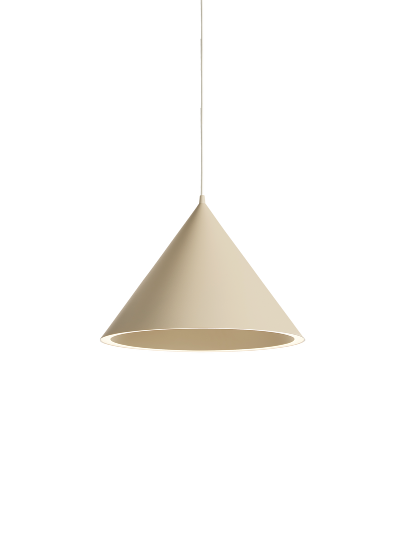 Annular pendellampe (Small) - Beige