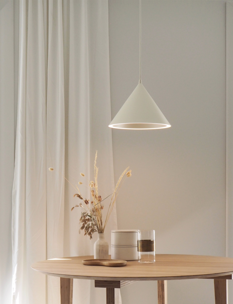 Annular pendellampe (Small) - White
