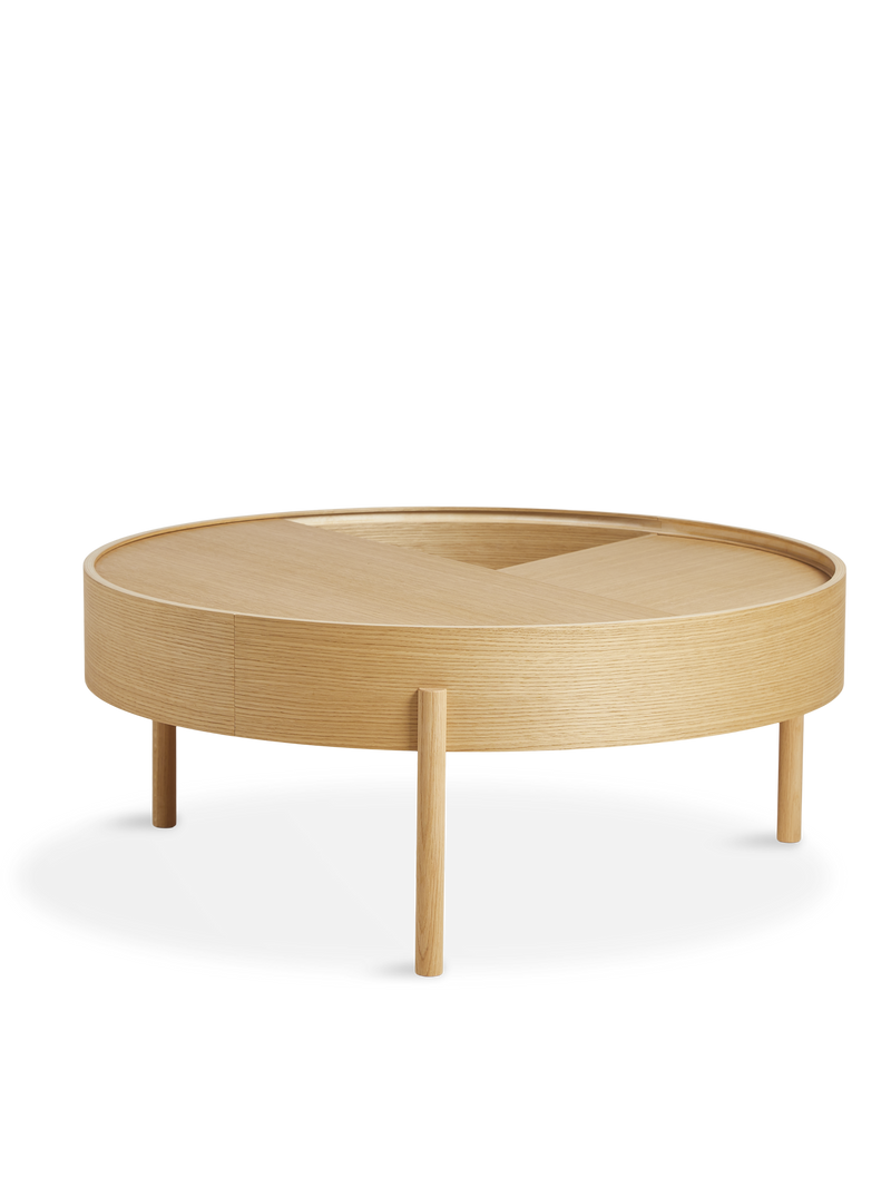 Arc kaffebord (89 cm) - Oiled oak