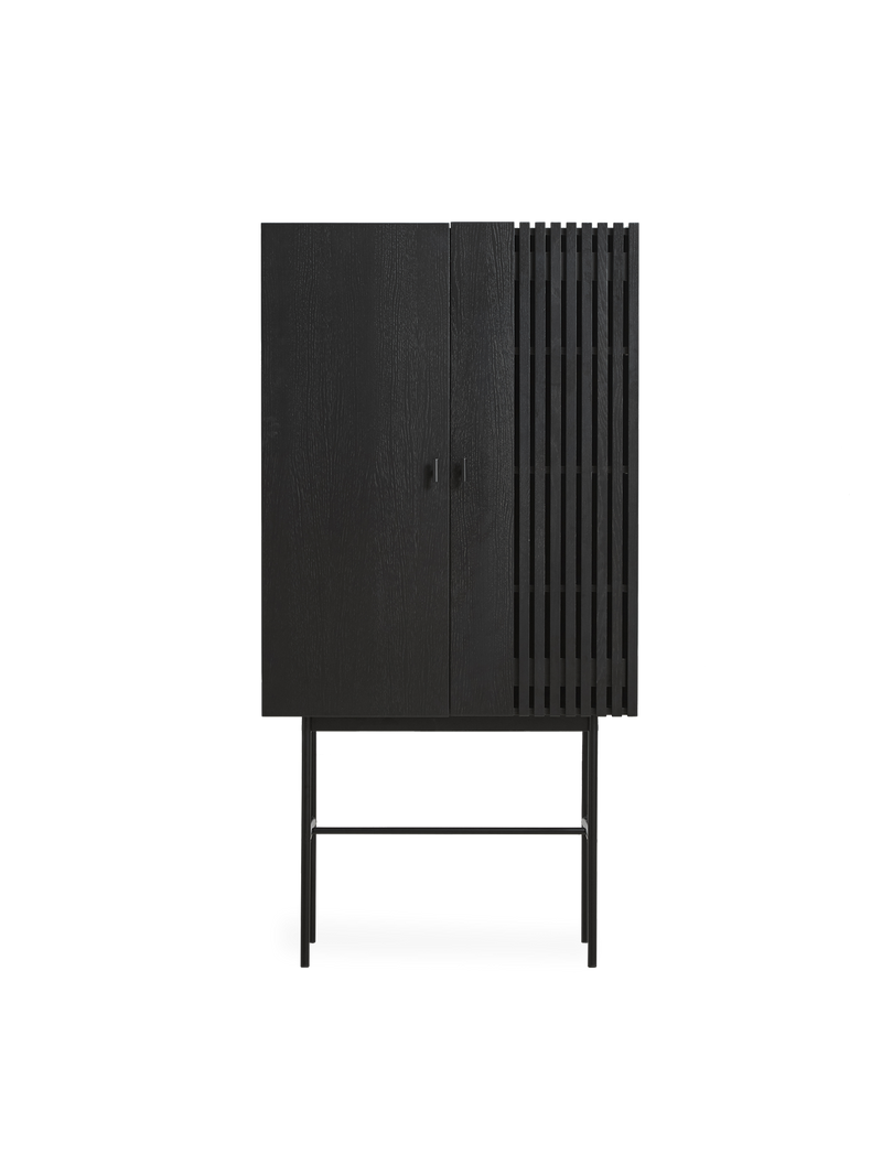 Array highboard (80 cm) - Black