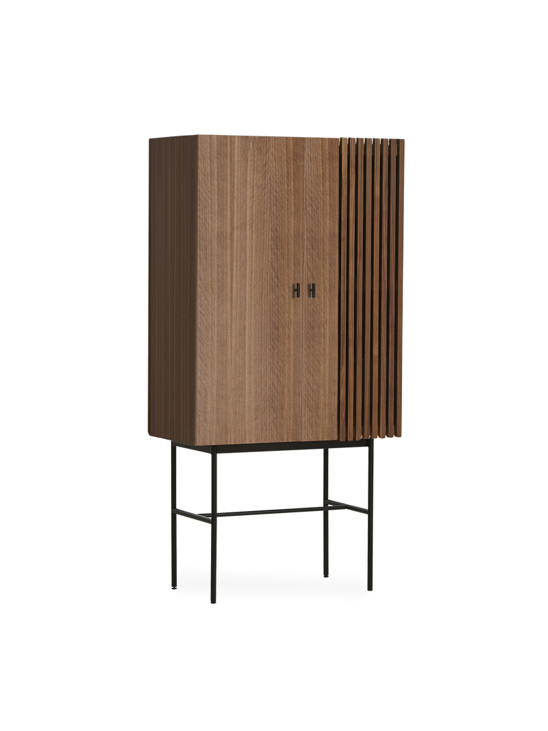 Array highboard (80 cm) - Walnut